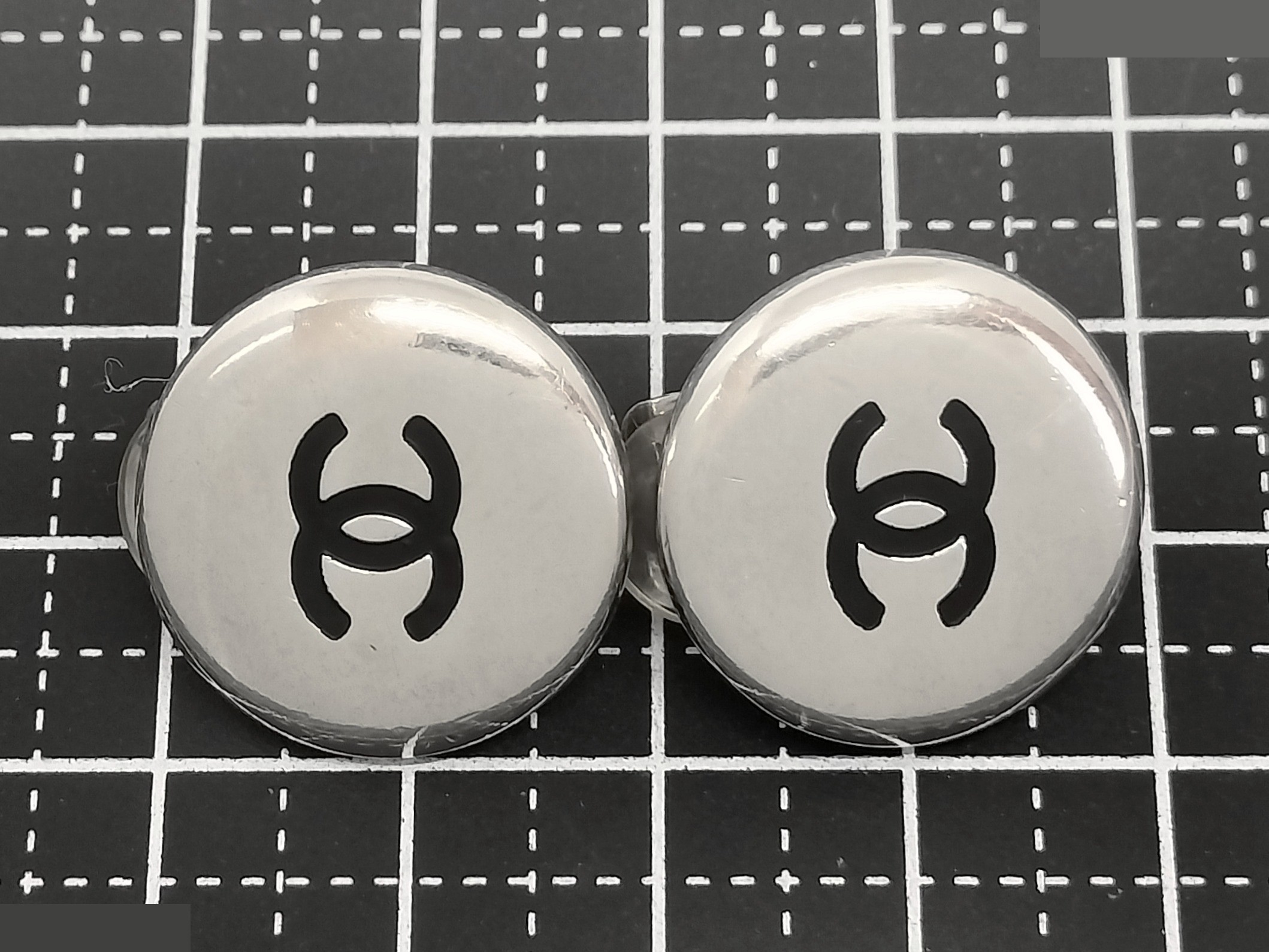 Coco Black Silver Earrings — view 6