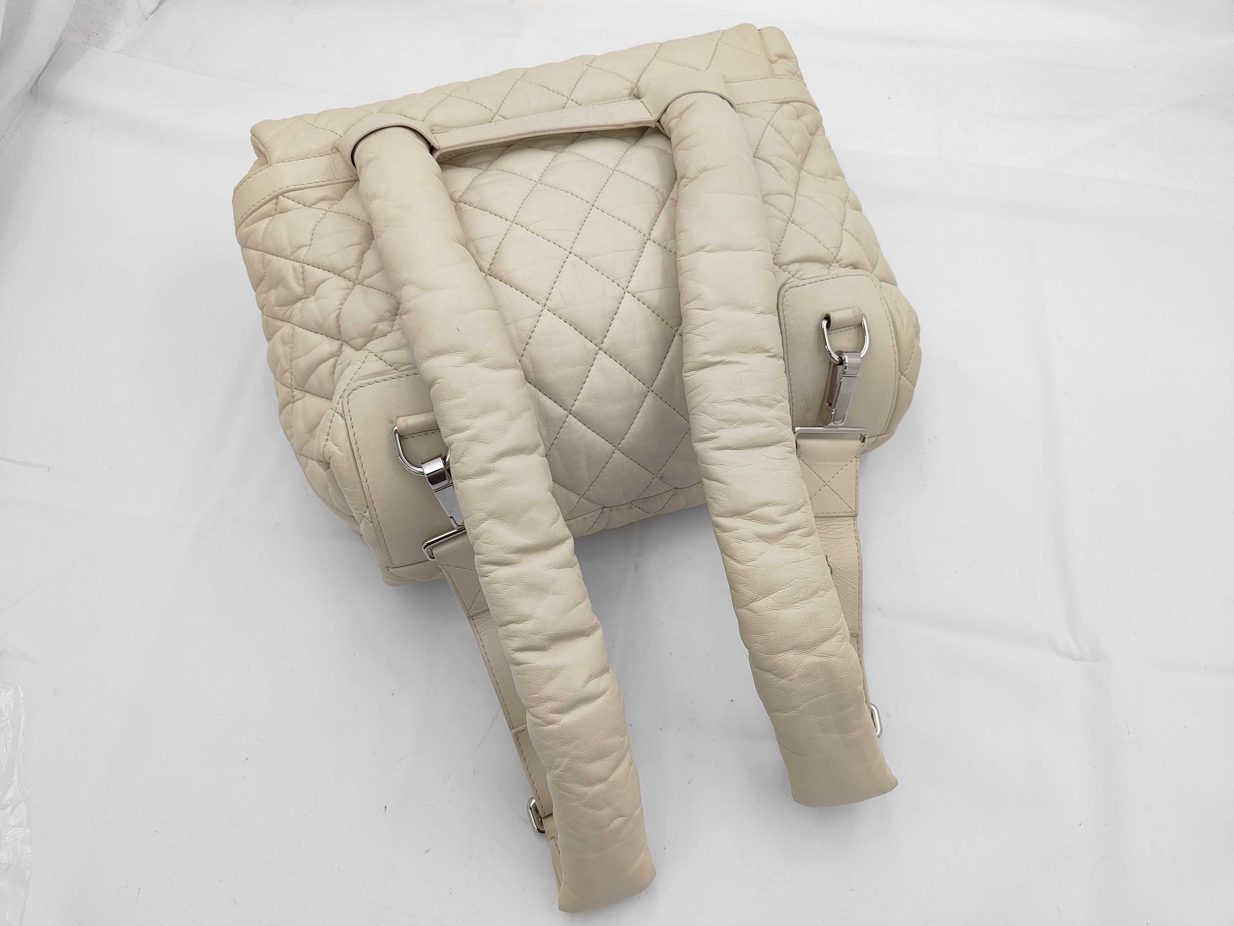 Coco Cocoon Nylon Ivory Backpack (Serial No. 13) — view 3