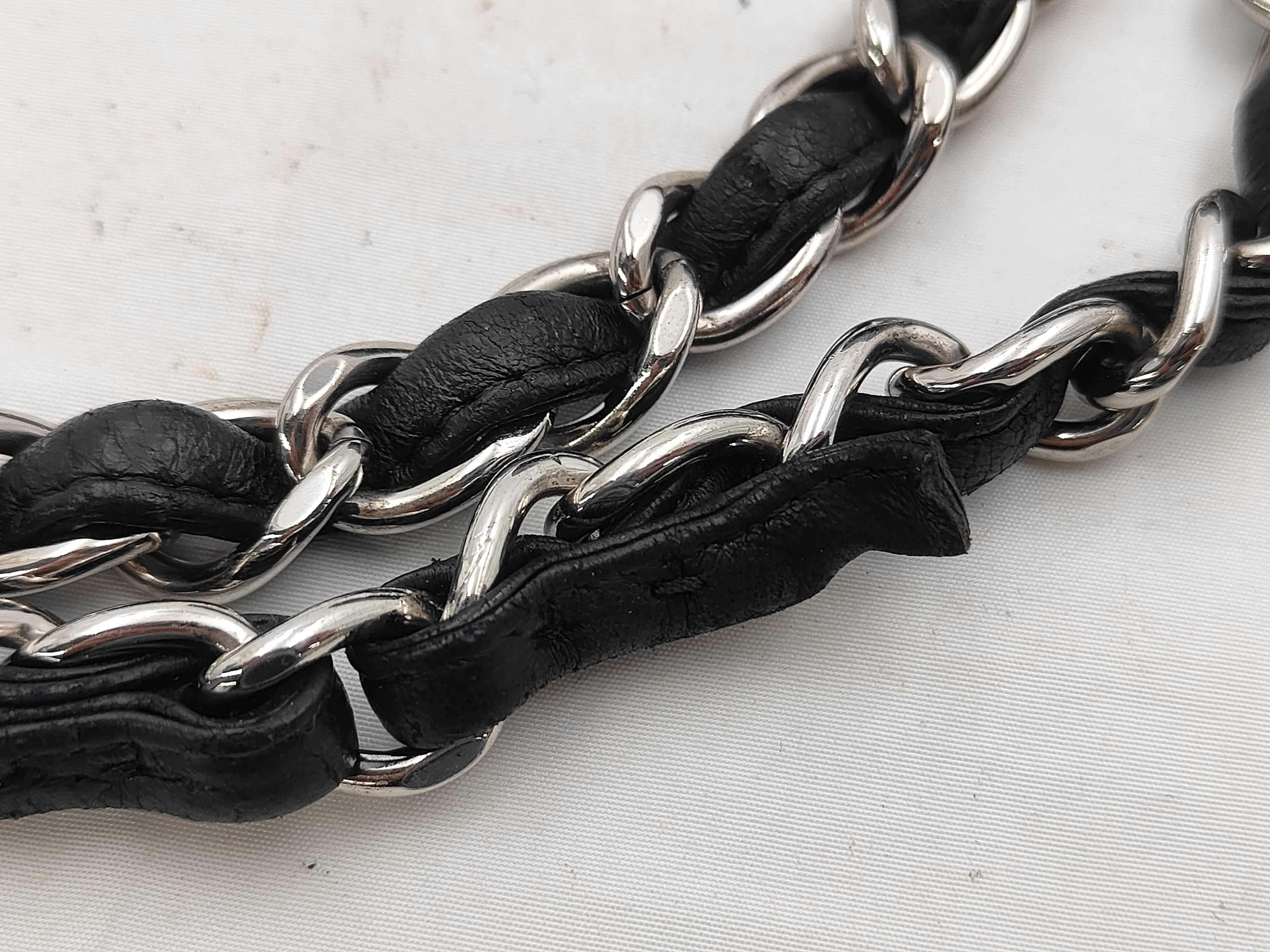 Chain Shoulder Bag, Lambskin, Black and Silver, Matelassé, Series 13 (Shoulder Bag) — view 4