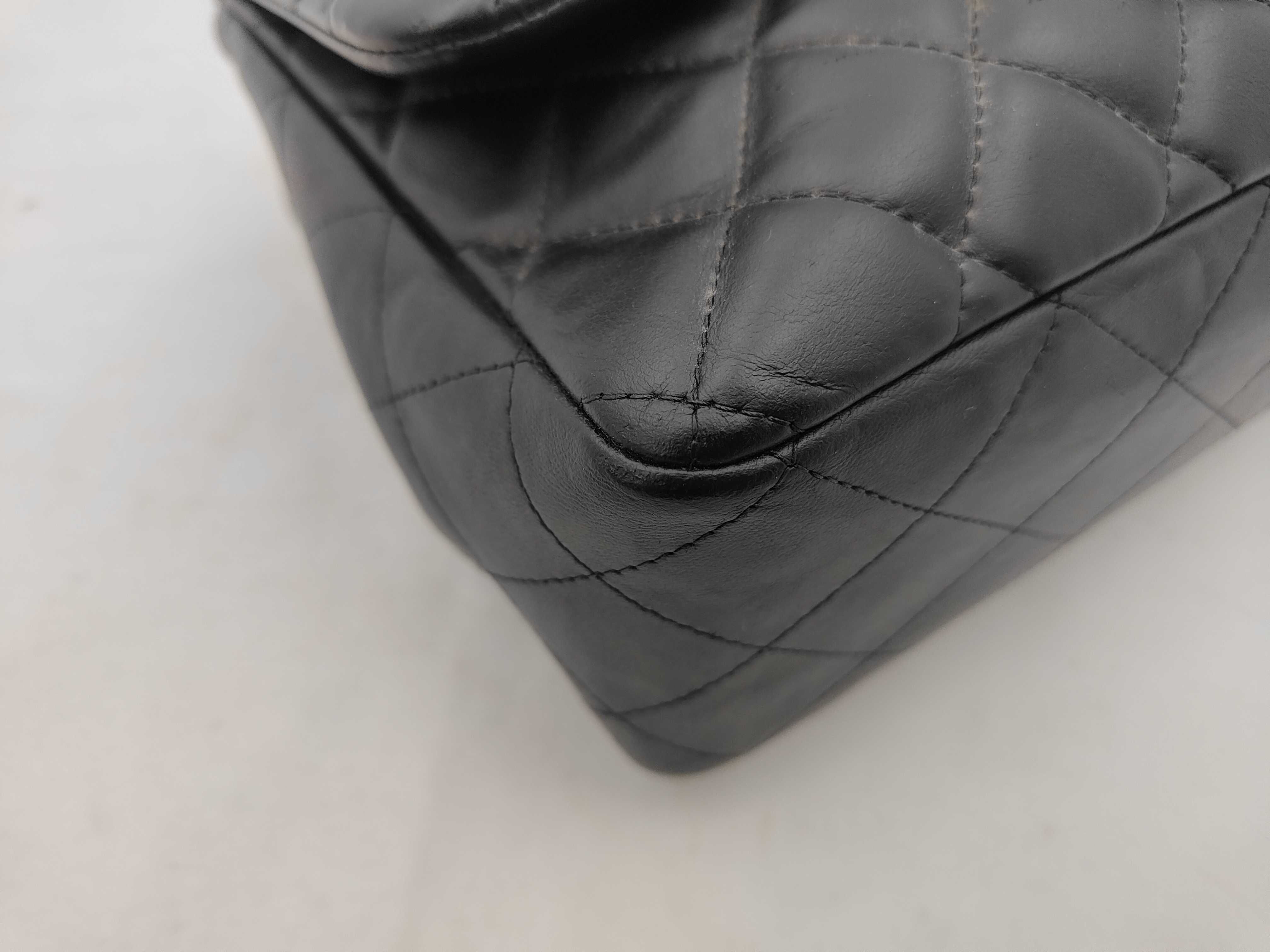 Chain Shoulder Bag, Lambskin, Black and Silver, Matelassé, Series 13 (Shoulder Bag) — view 6