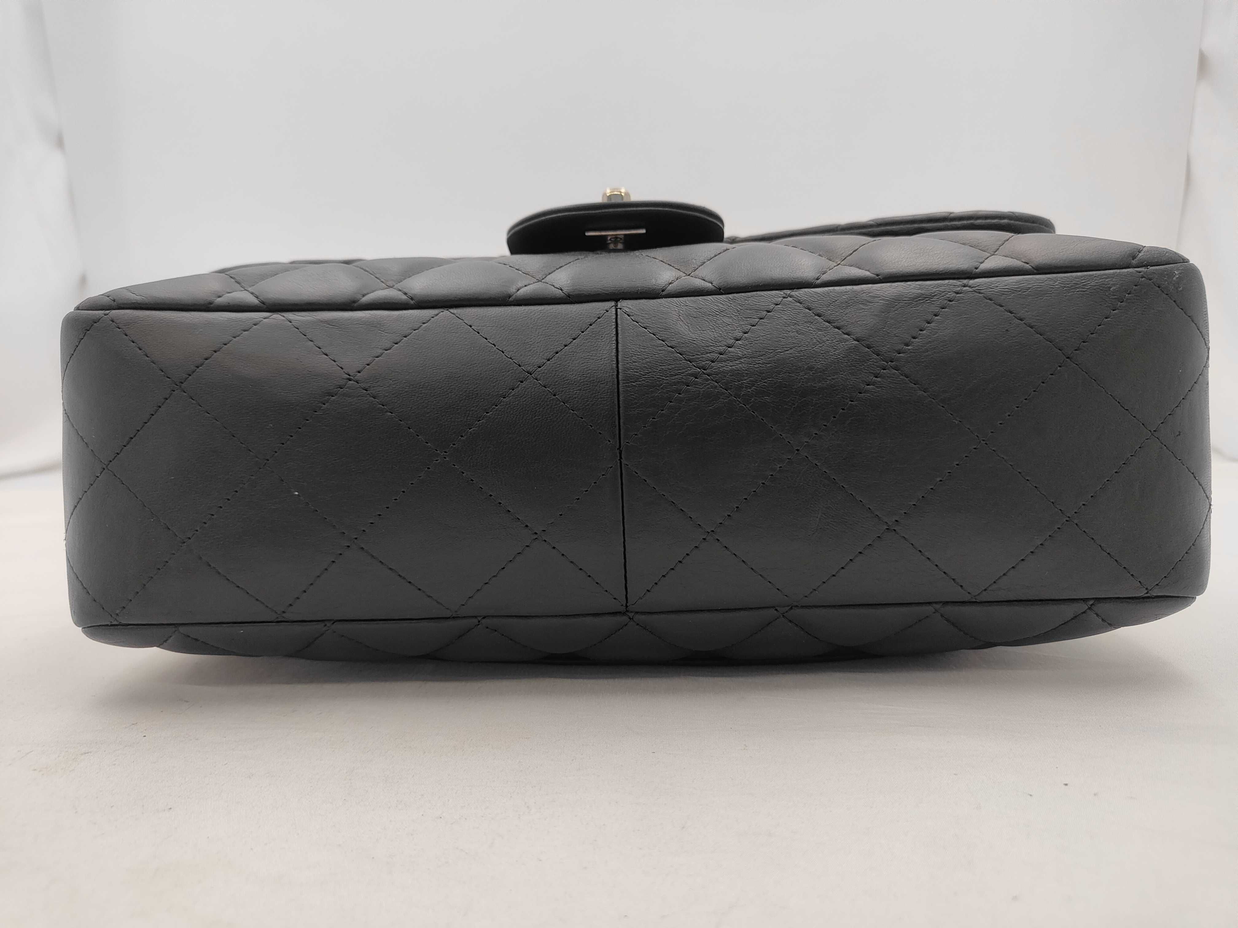 Chain Shoulder Bag, Lambskin, Black and Silver, Matelassé, Series 13 (Shoulder Bag) — view 7