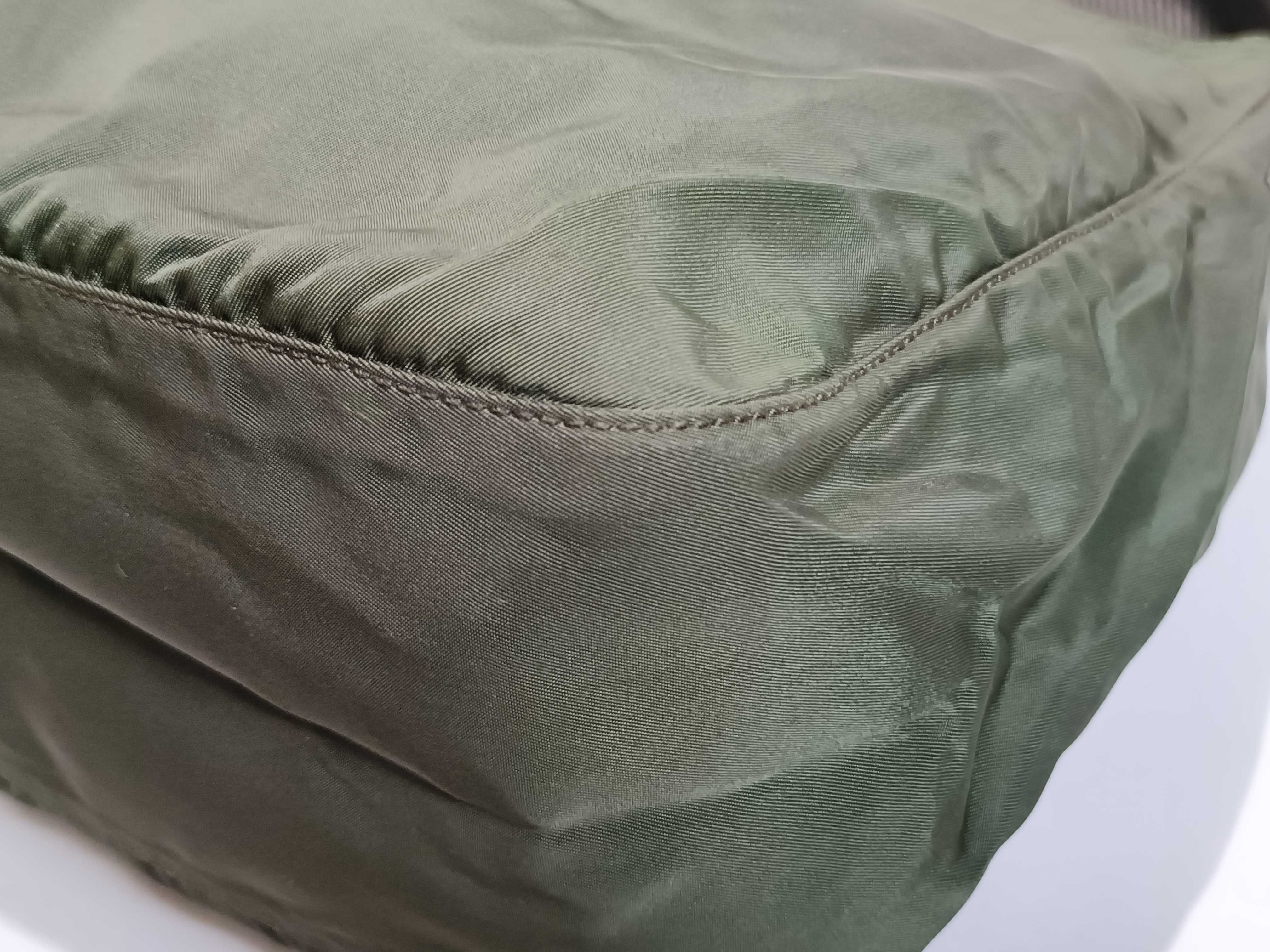Nylon Shoulder Bag, Khaki Shoulder Bag — view 7