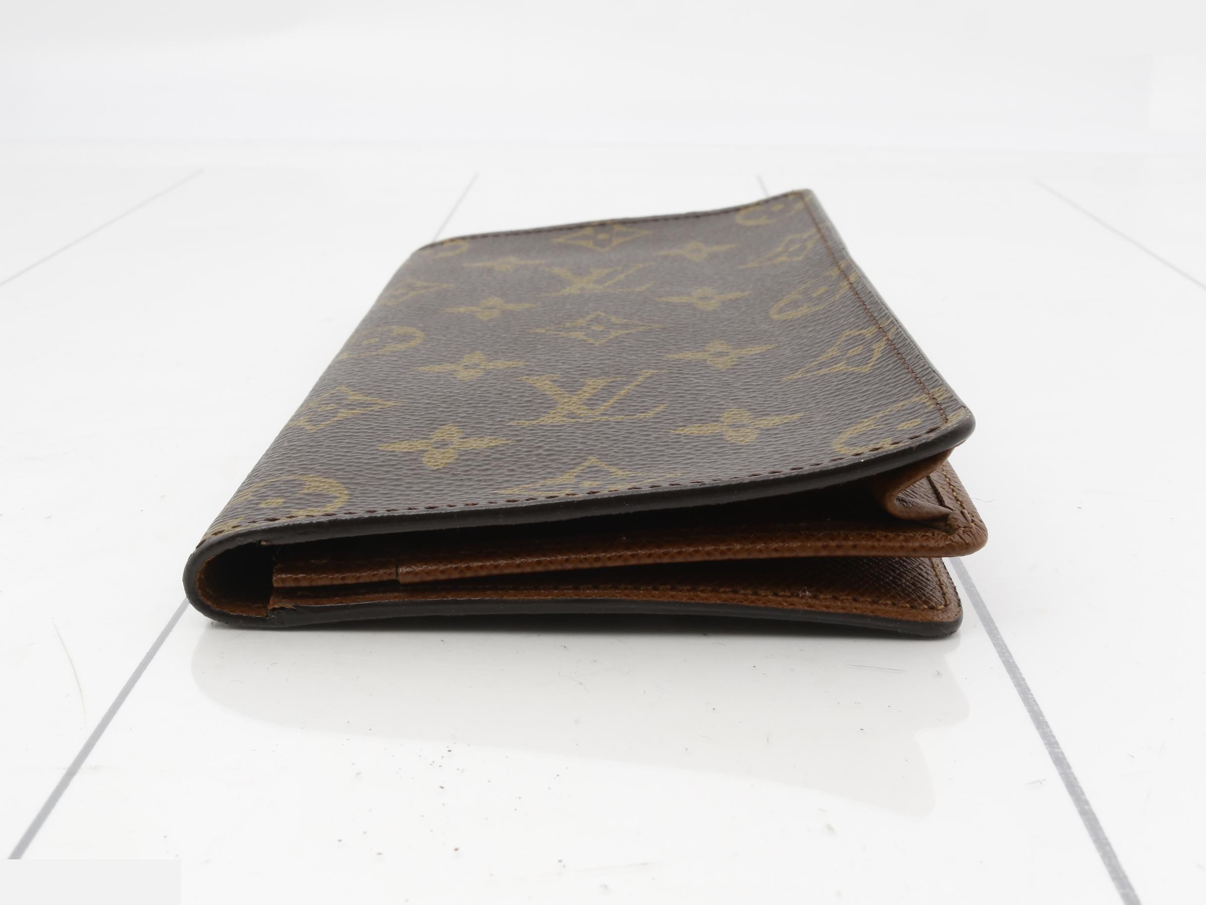 Monogram Porte Cartes Credit Billfold/Bi-fold Long Wallet — view 3