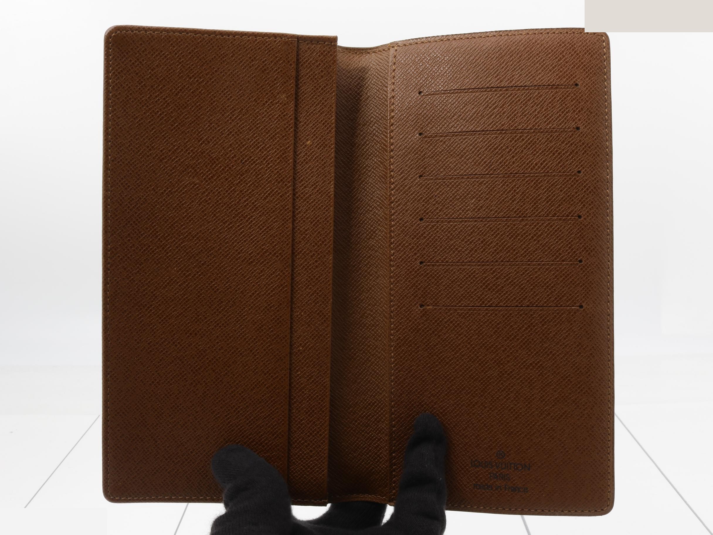 Monogram Porte Cartes Credit Billfold/Bi-fold Long Wallet — view 4