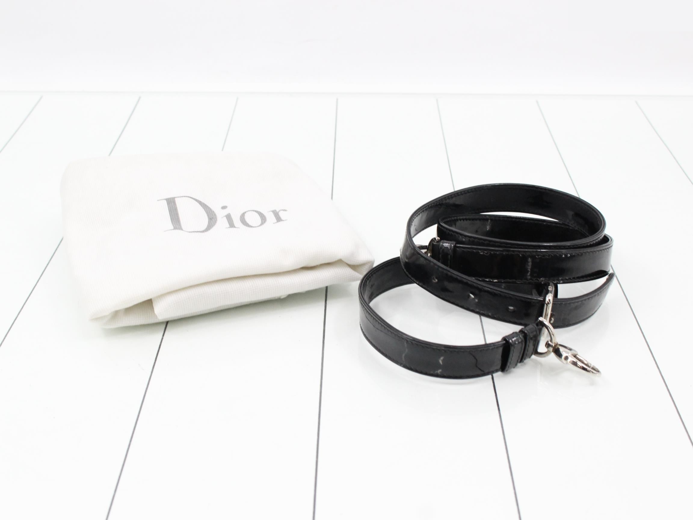 Lady Dior Cannage 2-Way Black Shoulder/Handbag — view 7