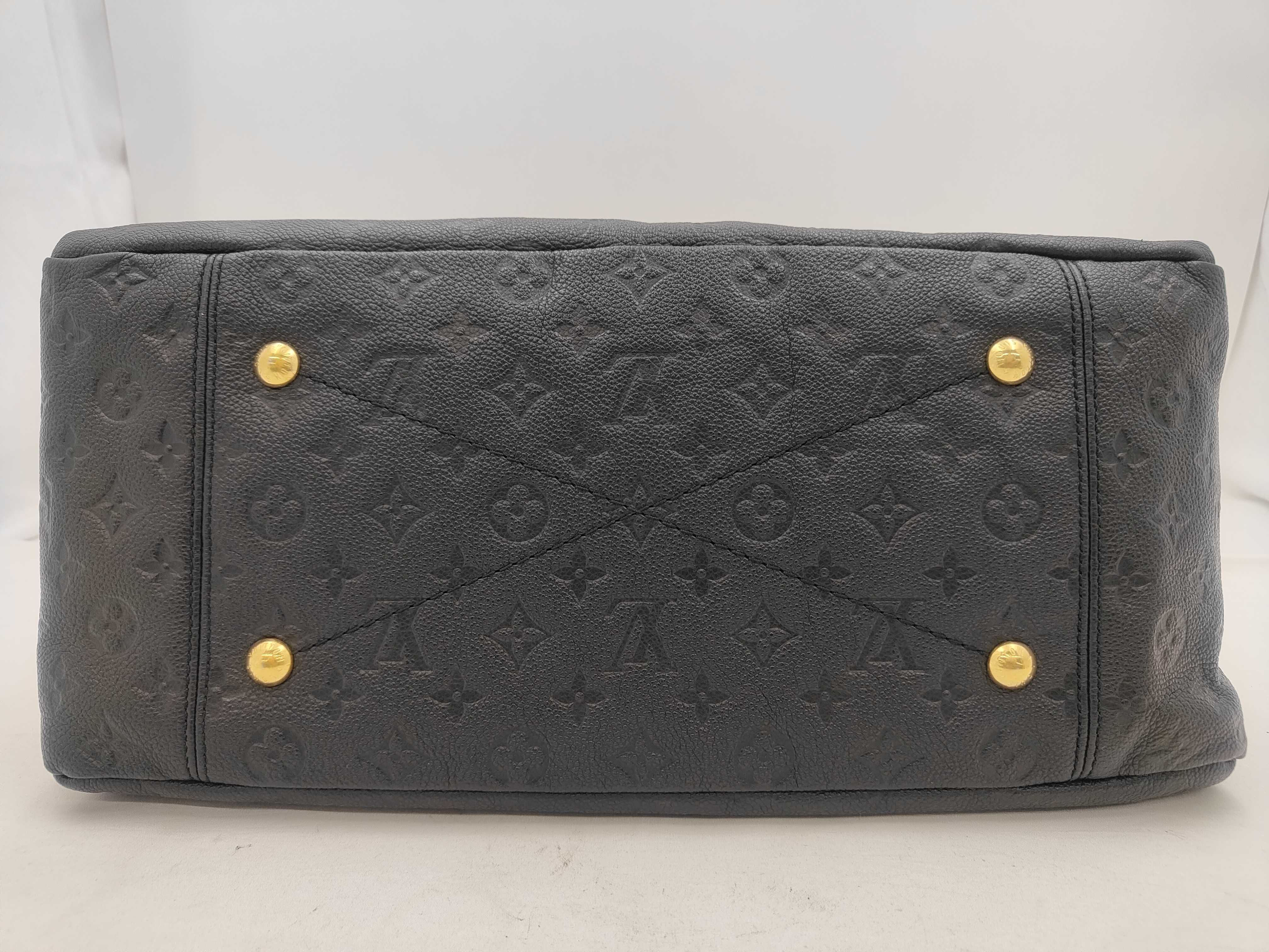 LV Artsy Monogram Embossed Braided Handle Handbag — view 7