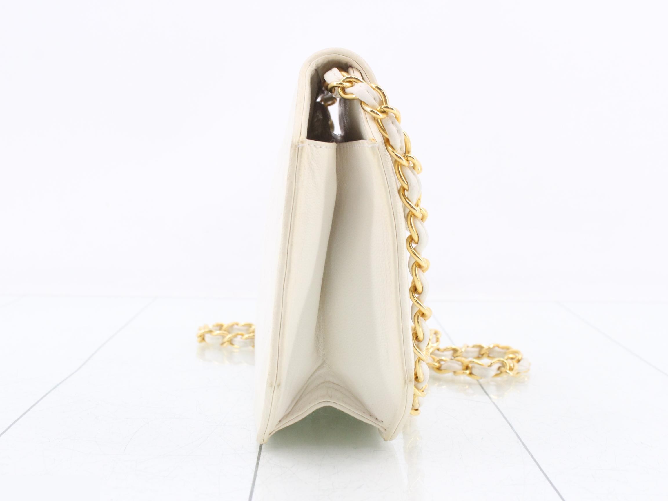Matelassé Chain Pentagon Shoulder Bag — view 4