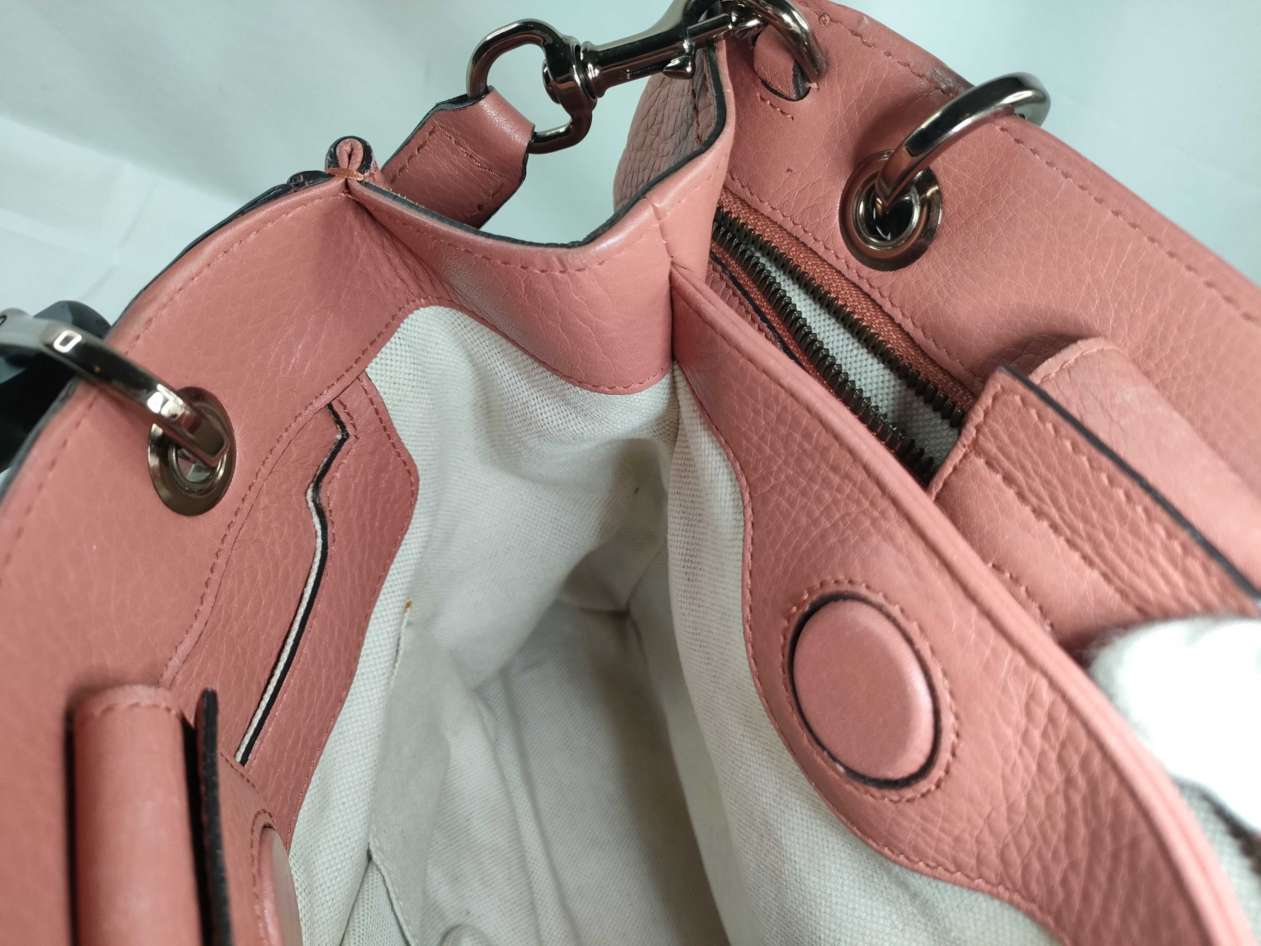 Bamboo Small Tote Bag Pink 336032 Handbag — view 11