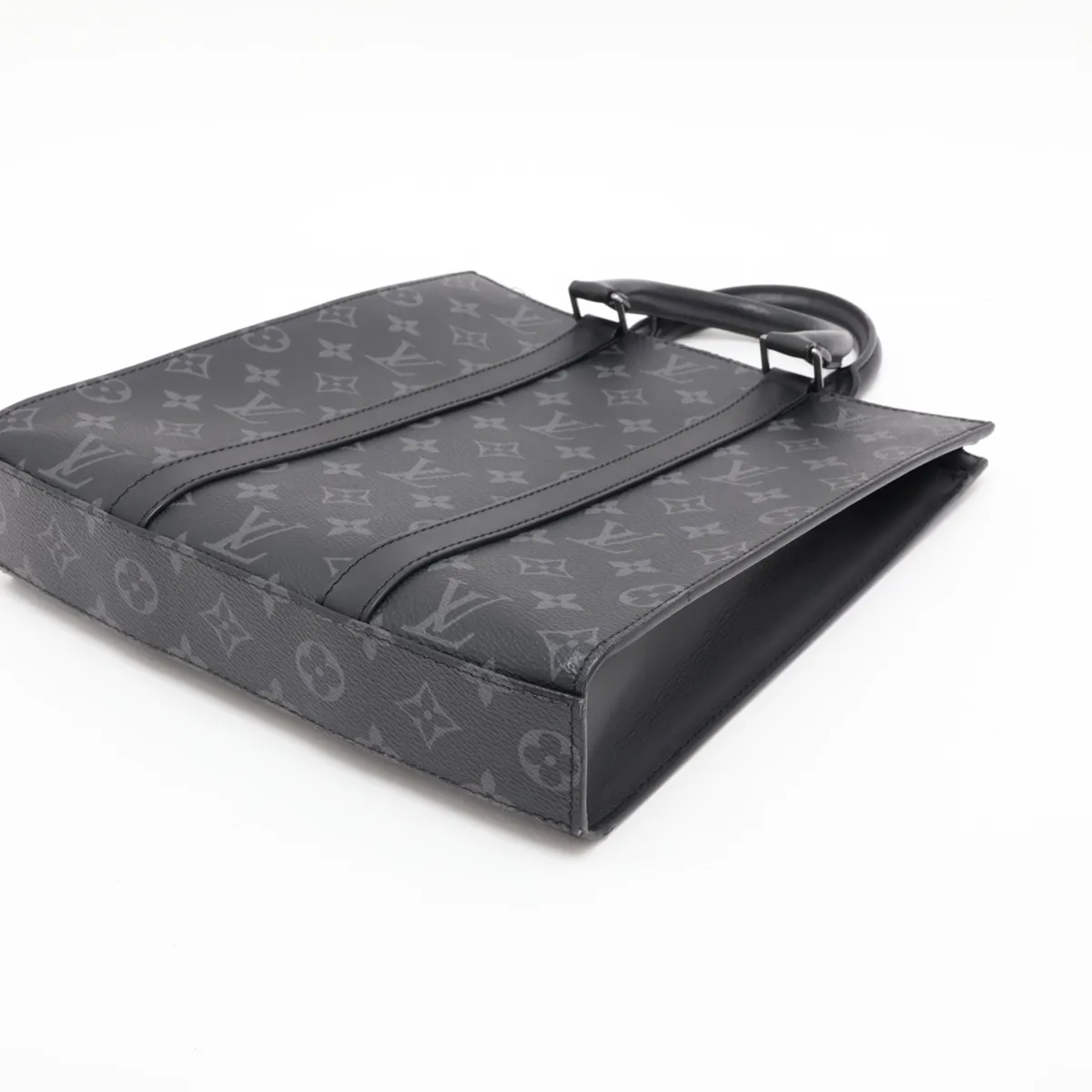 Monogram Eclipse Sac Plat Cross M46456 Black (RFID detected) — view 3