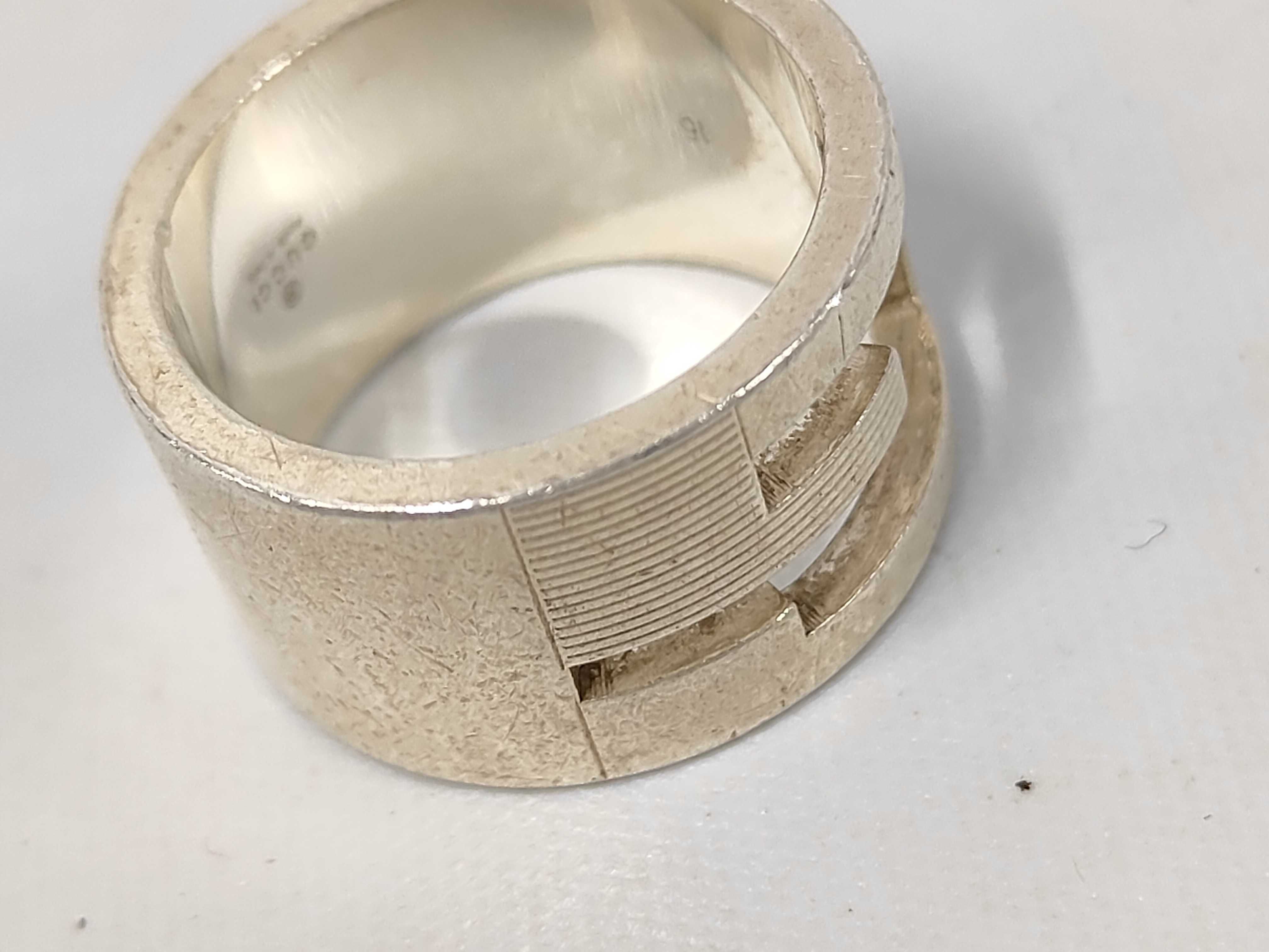 925 Ring Branded Cutout G Ring — view 7