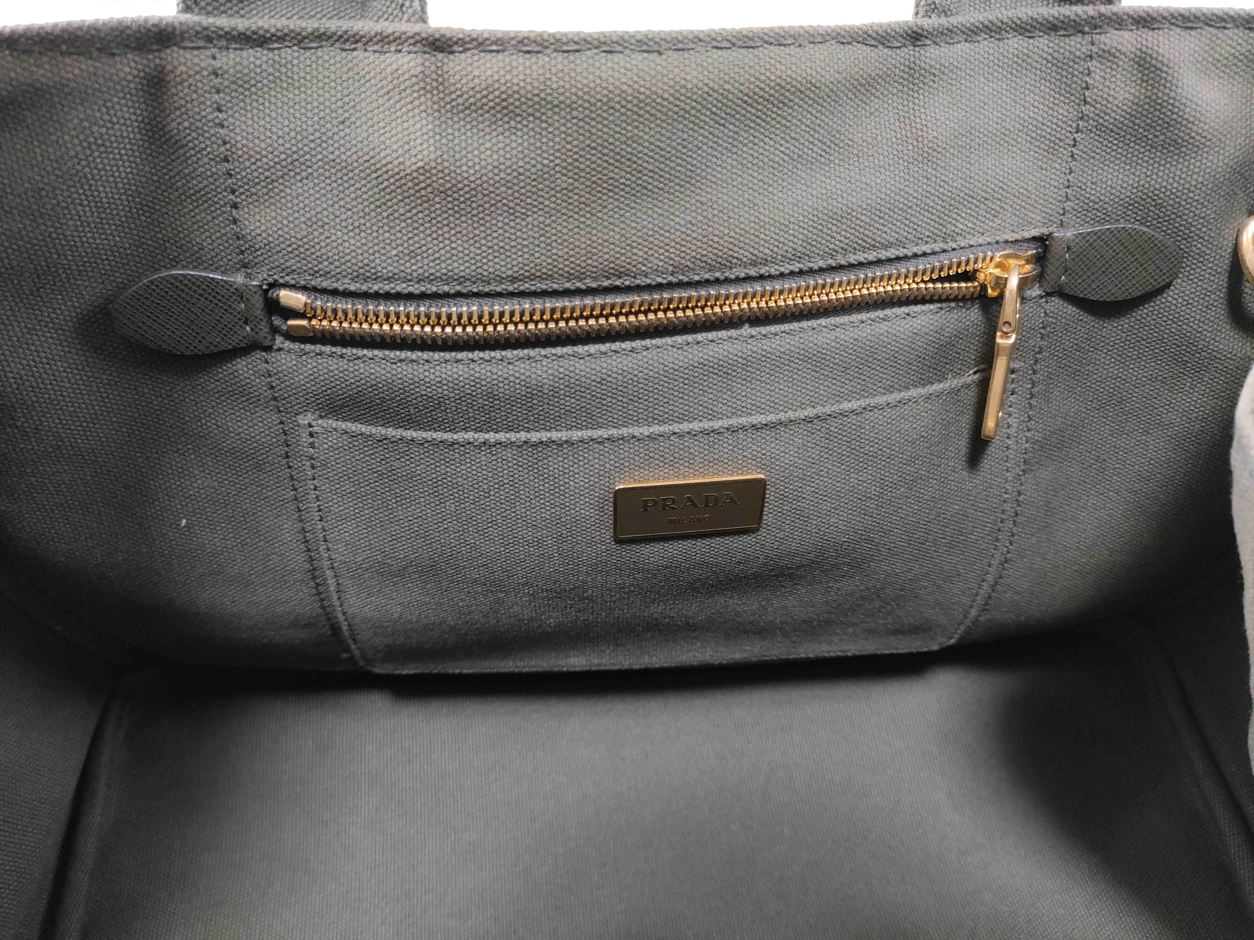 Canapa Tote 1BG642 Canvas Khaki Bag 2-Way Handbag — view 9