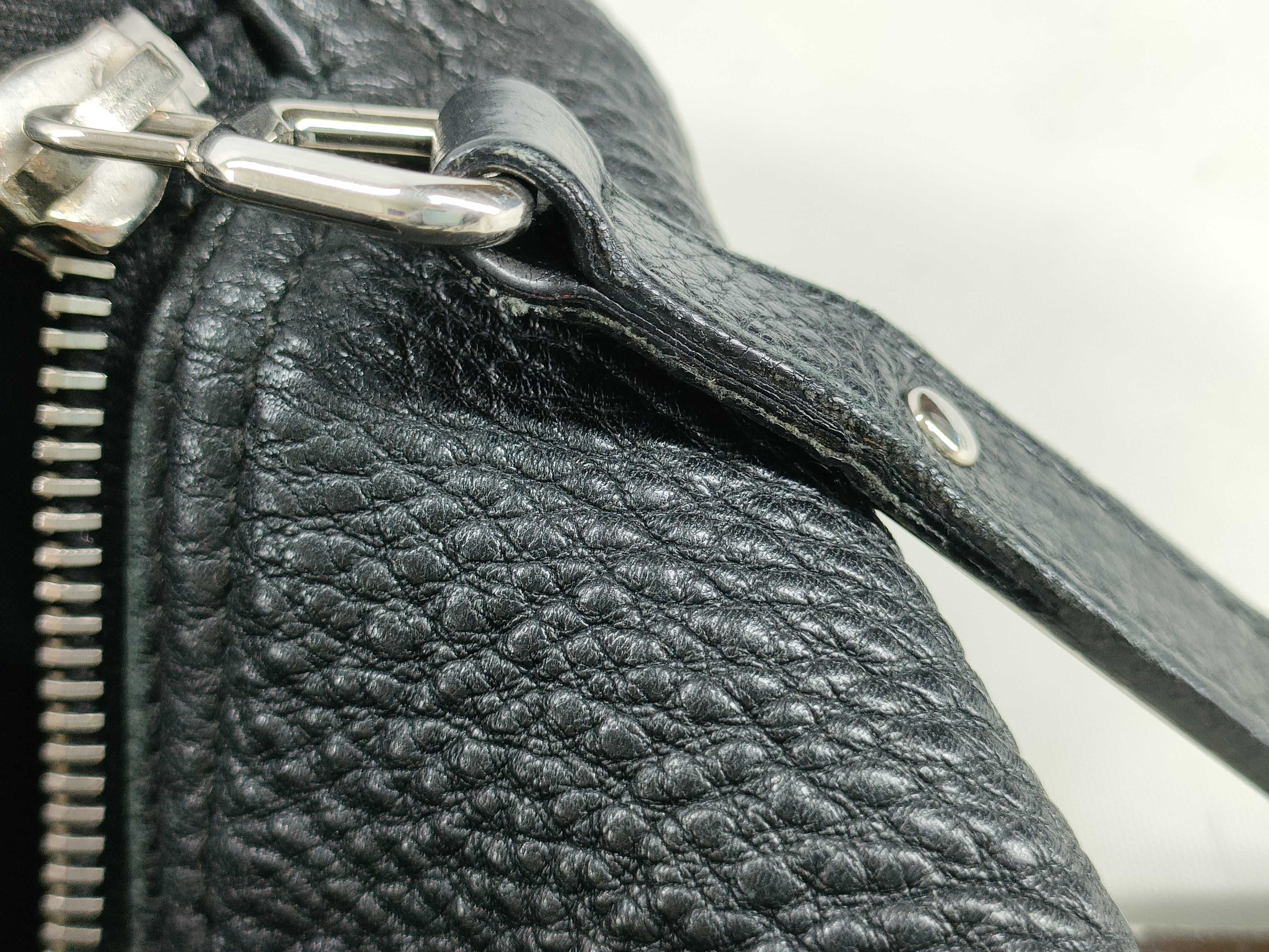 tote bag with embossed logo, black. — view 11
