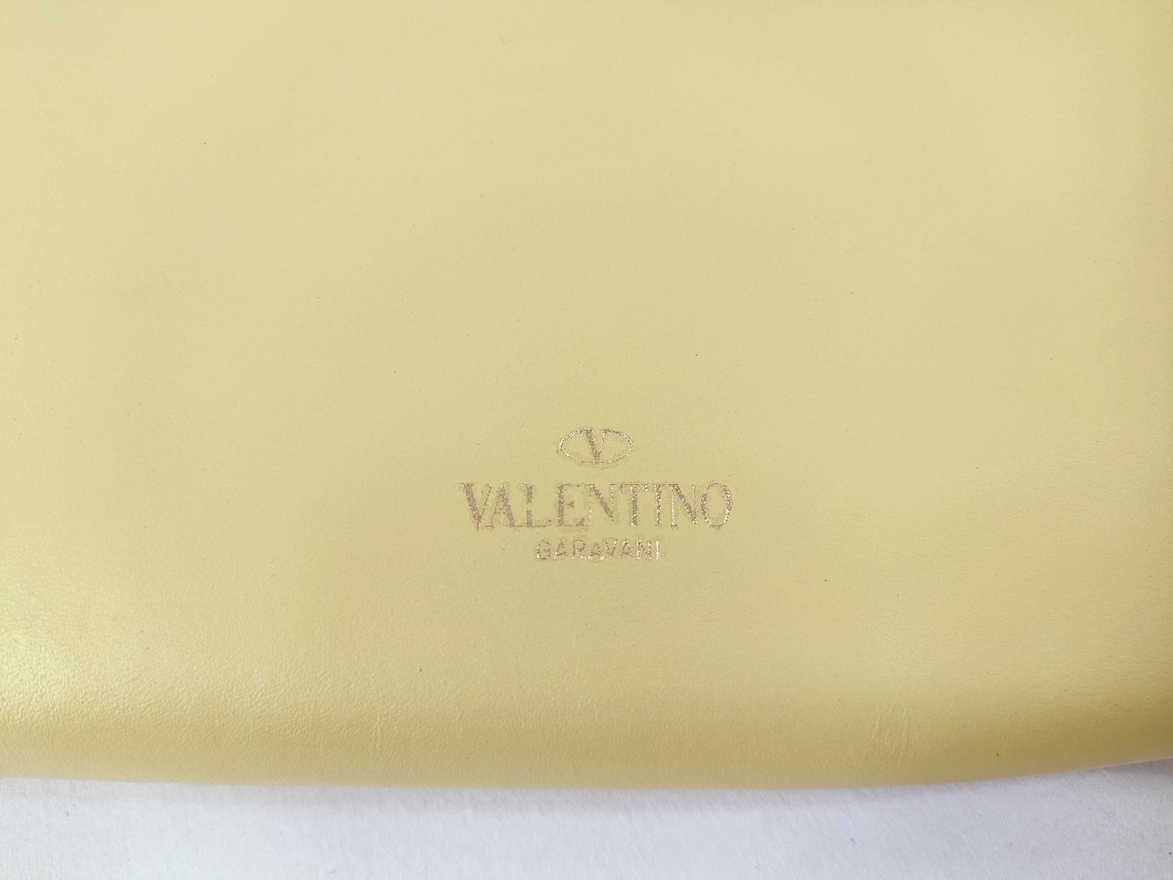Rockstud Clutch Bag, Yellow Wallet — view 14