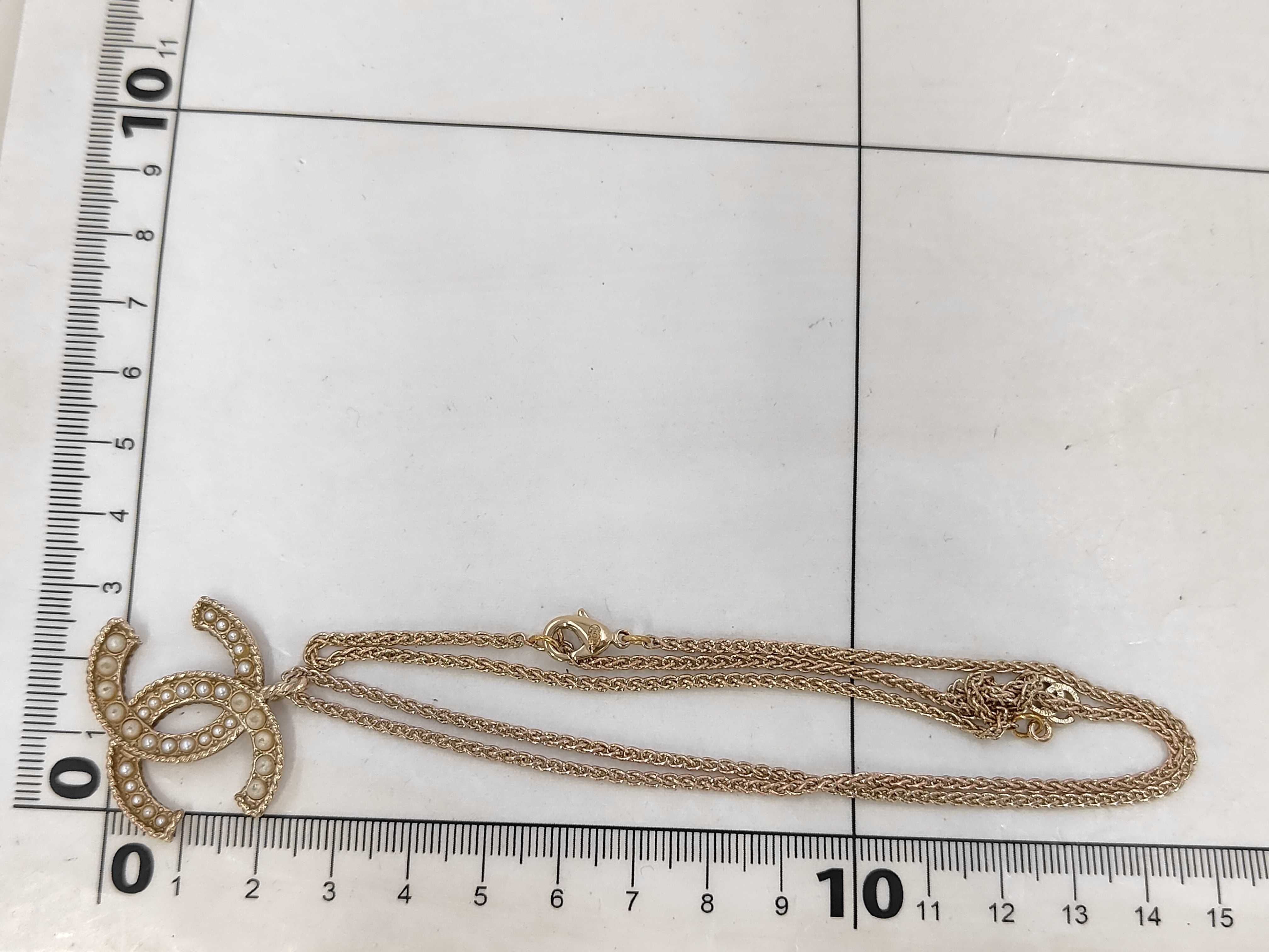 necklace, Coco Mark, pearl, gold, 18C. — view 6