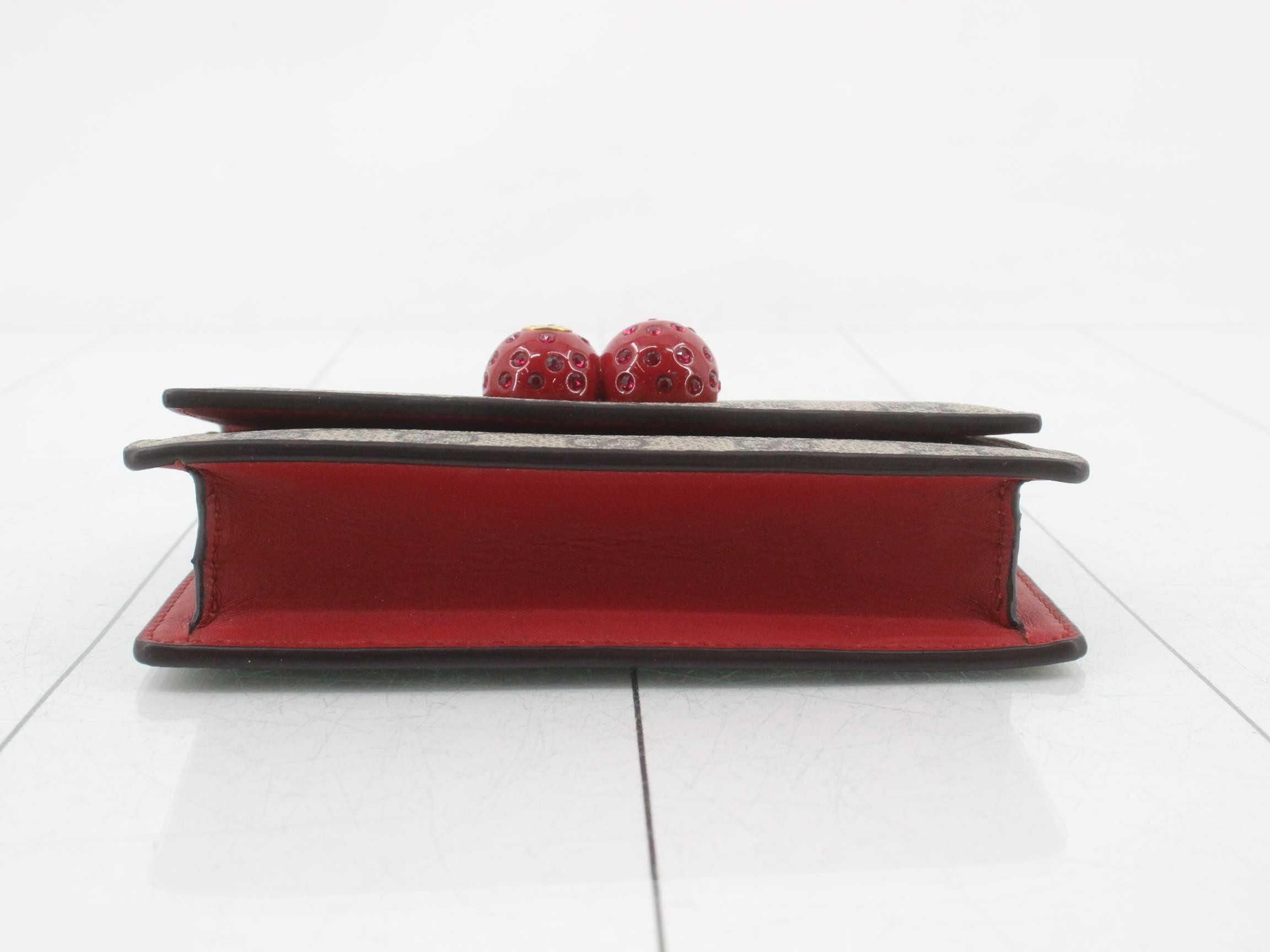GG Supreme Cherry Chain Wallet — view 3