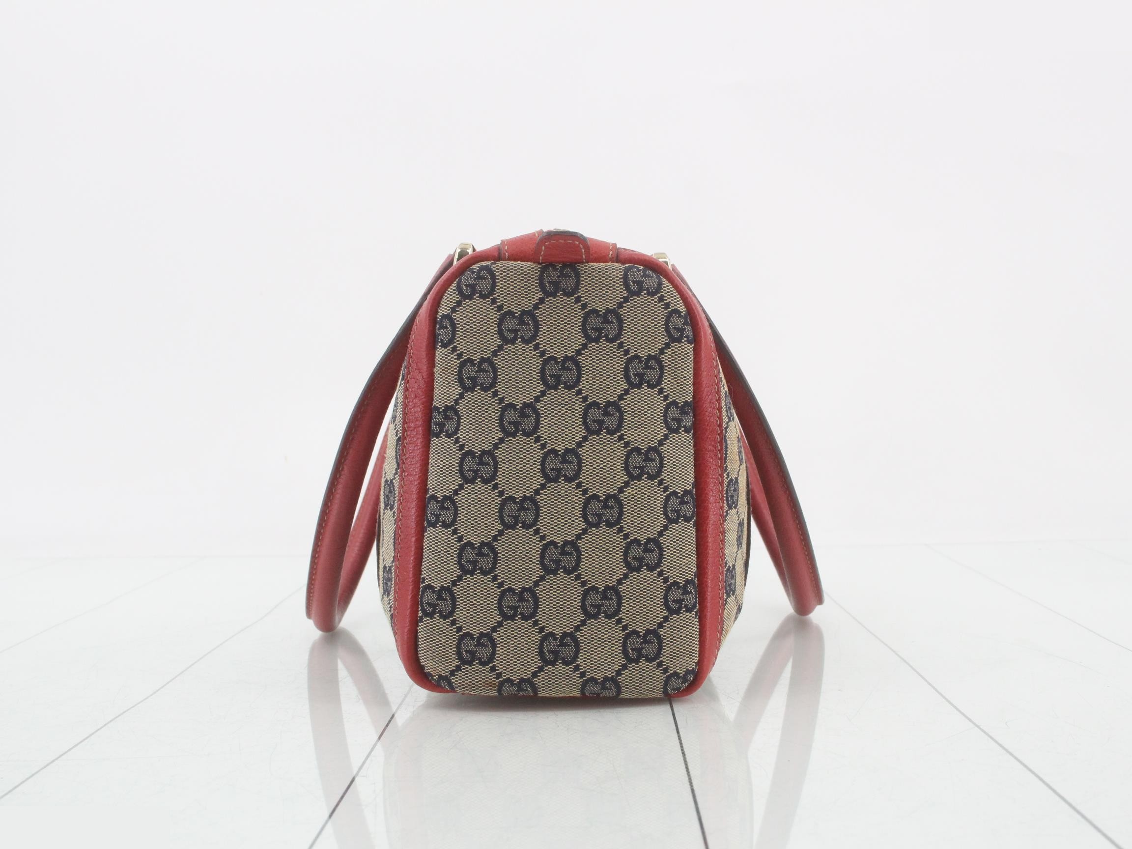 GG Canvas Mini Boston Bag - Abby — view 3