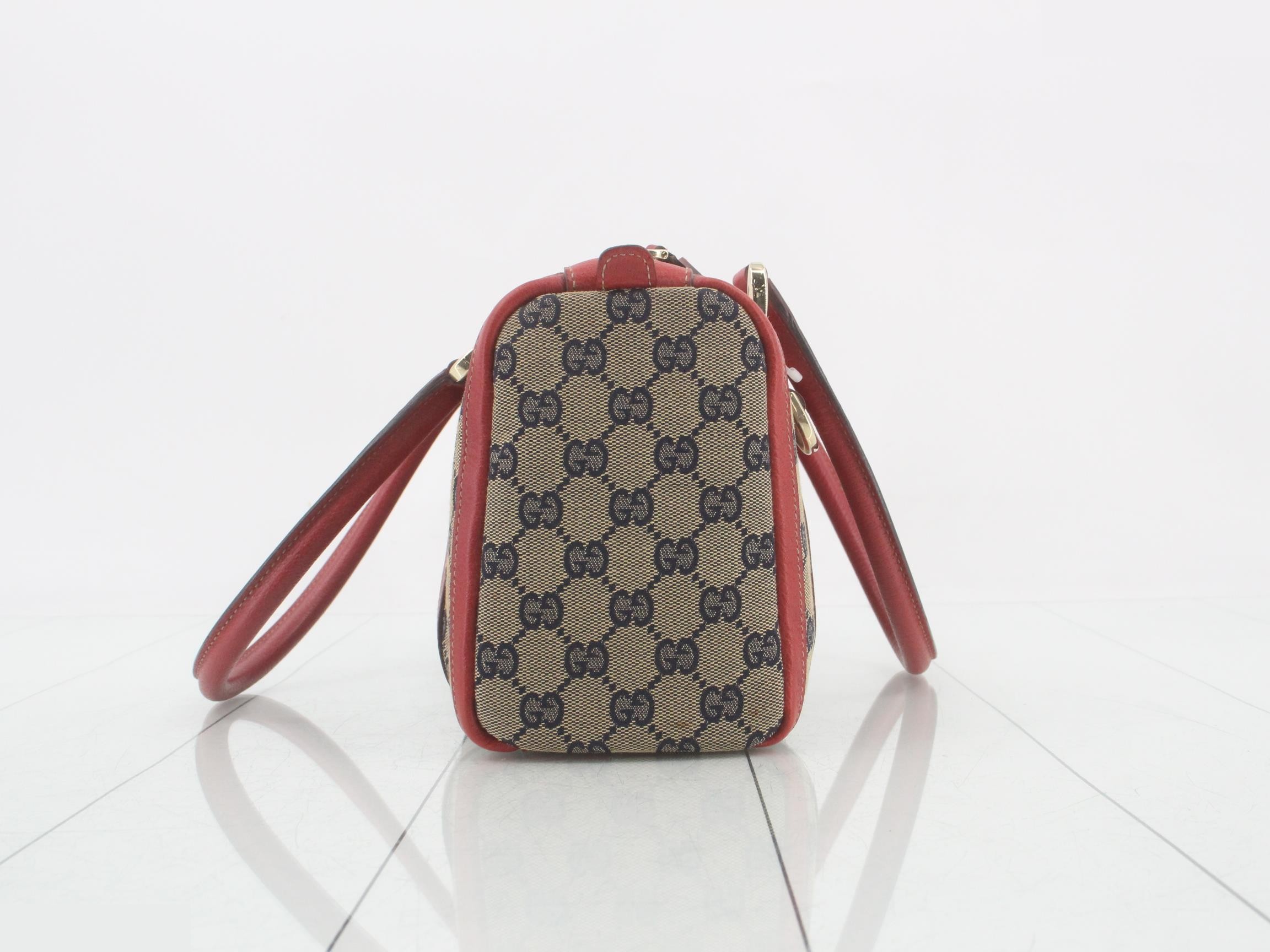 GG Canvas Mini Boston Bag - Abby — view 4