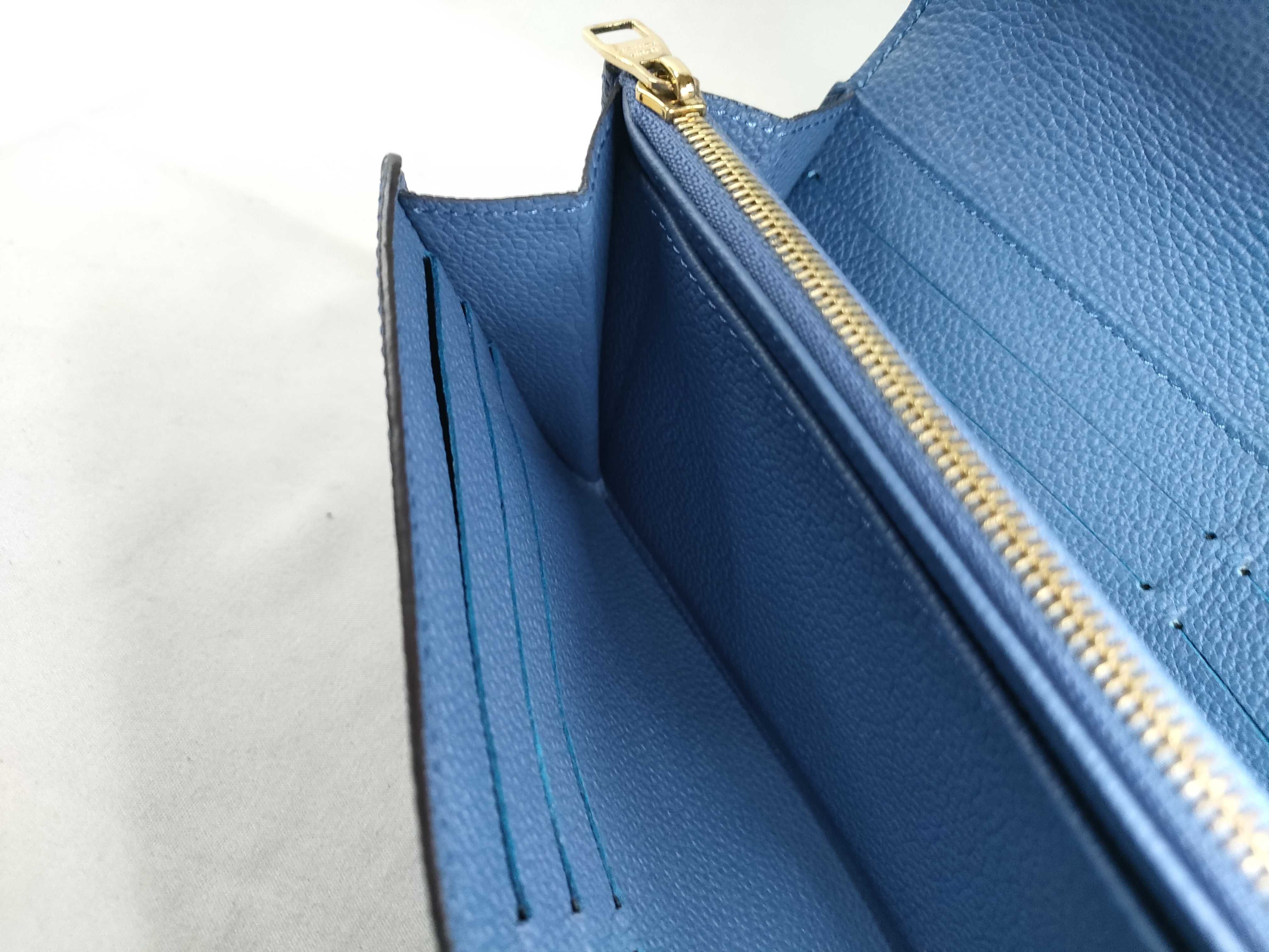 Monogram Empreinte Louis Vuitton Portefeuille Sarah Wallet — view 11