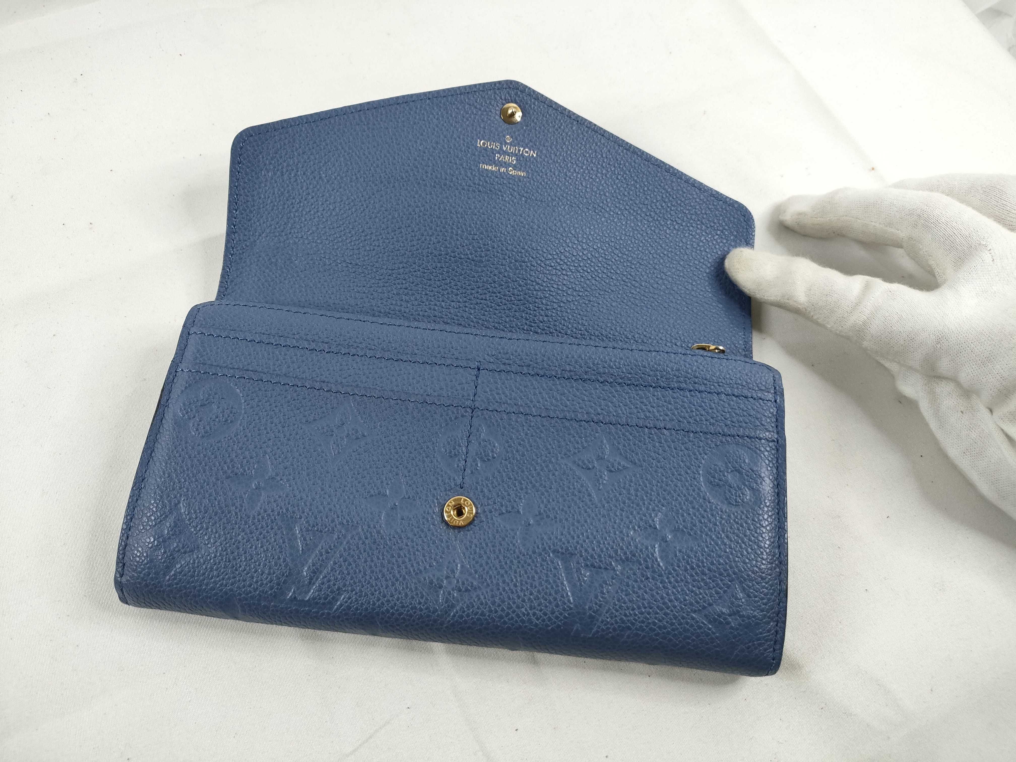 Monogram Empreinte Louis Vuitton Portefeuille Sarah Wallet — view 8