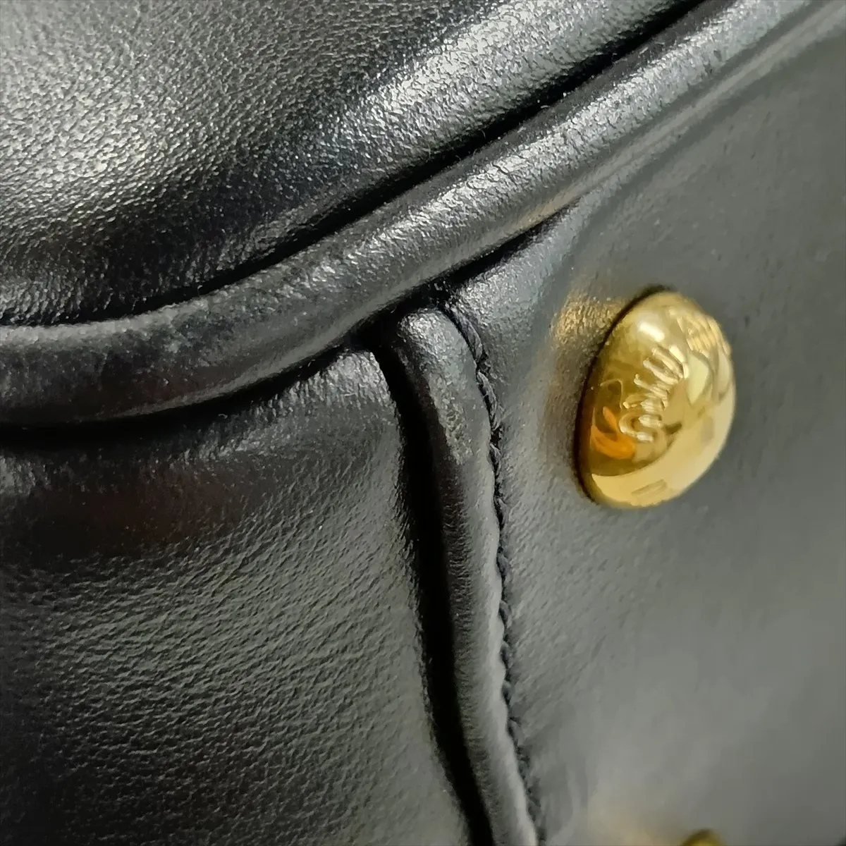 Arcadi Leather 2-Way Handbag, Black 5BB142 — view 12