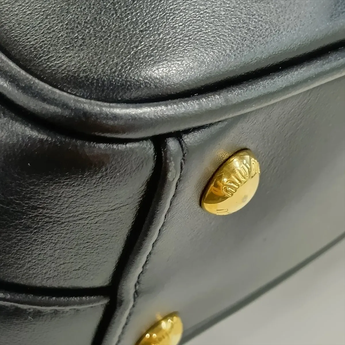 Arcadi Leather 2-Way Handbag, Black 5BB142 — view 13