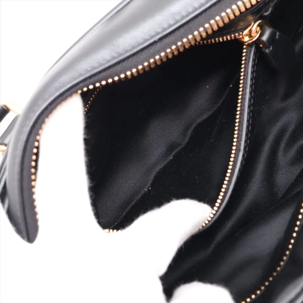 Arcadi Leather 2-Way Handbag, Black 5BB142 — view 9
