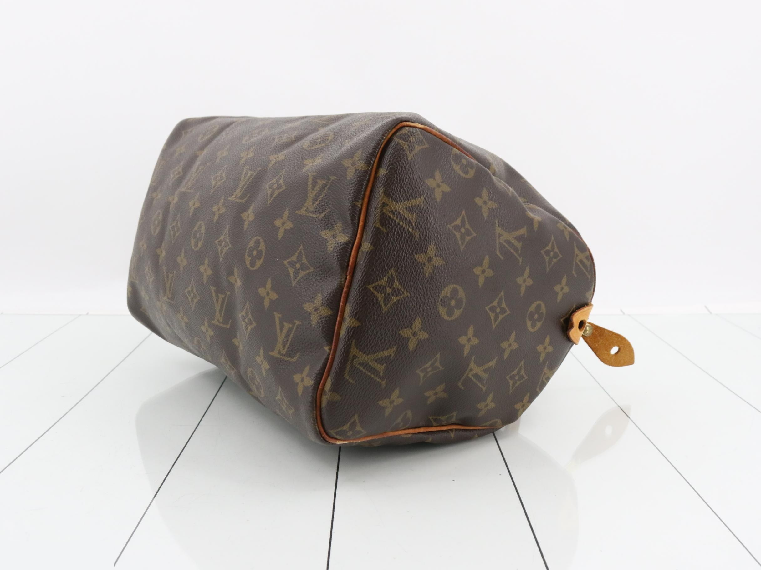 Speedy 30 Monogram Brown Handbag — view 6