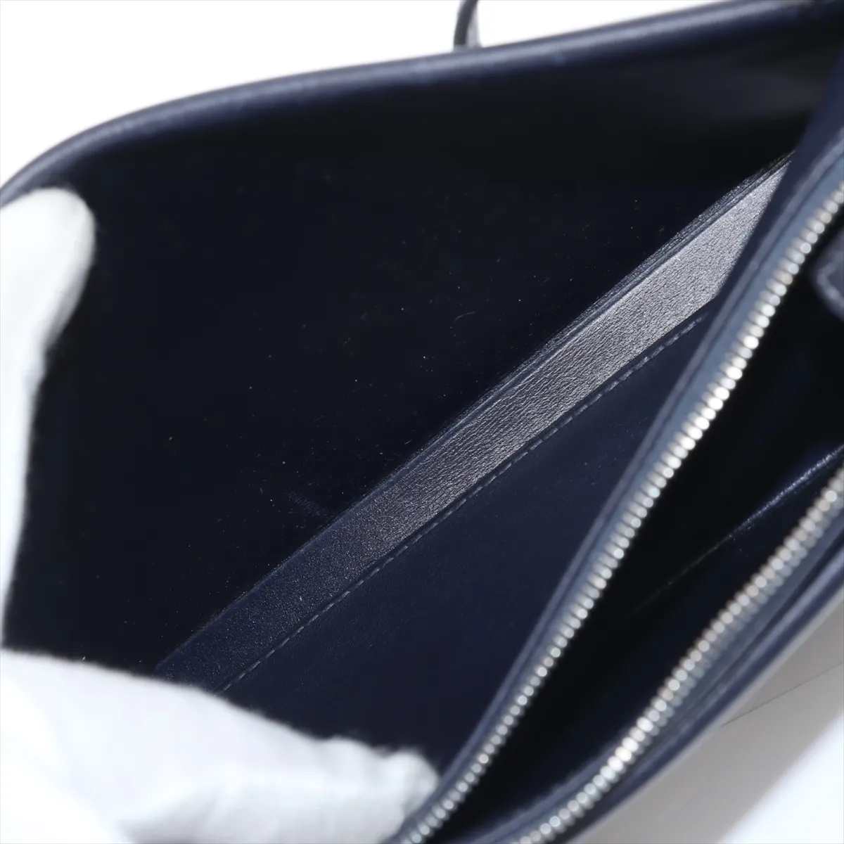 Inbox Box Calf Navy Silver Hardware G:2003 — view 9