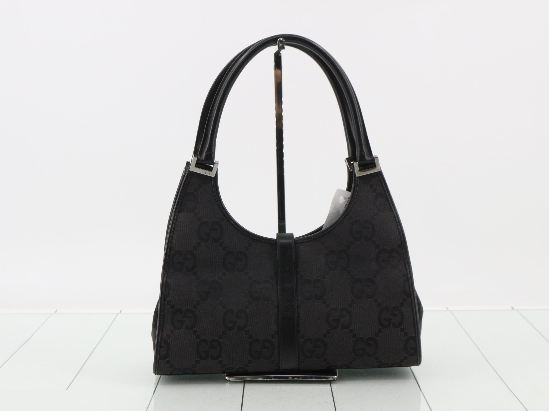 GG Canvas (Bag) - One-Shoulder Bag - Jackie - Dark Brown — view 2