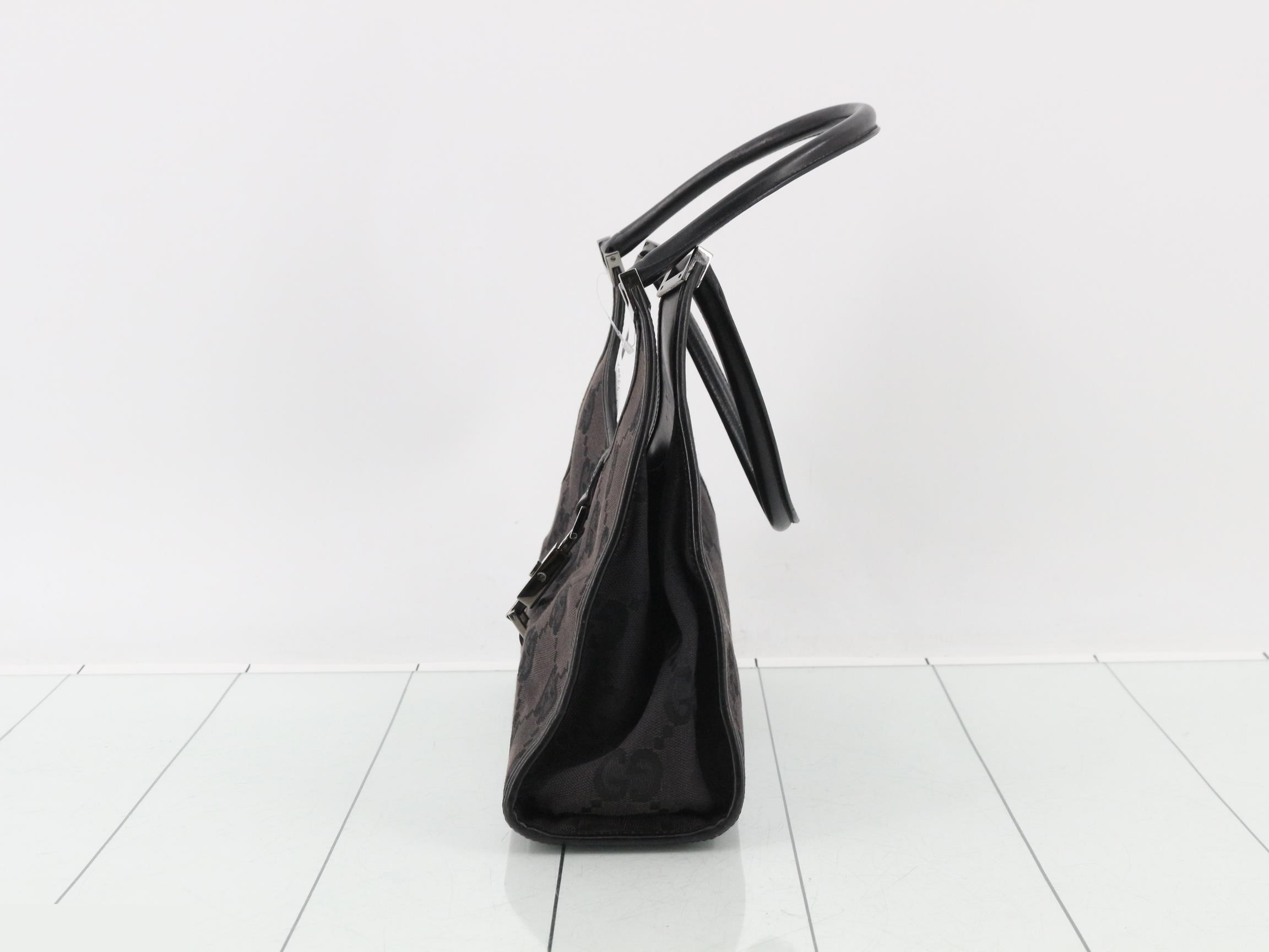 GG Canvas (Bag) - One-Shoulder Bag - Jackie - Dark Brown — view 3