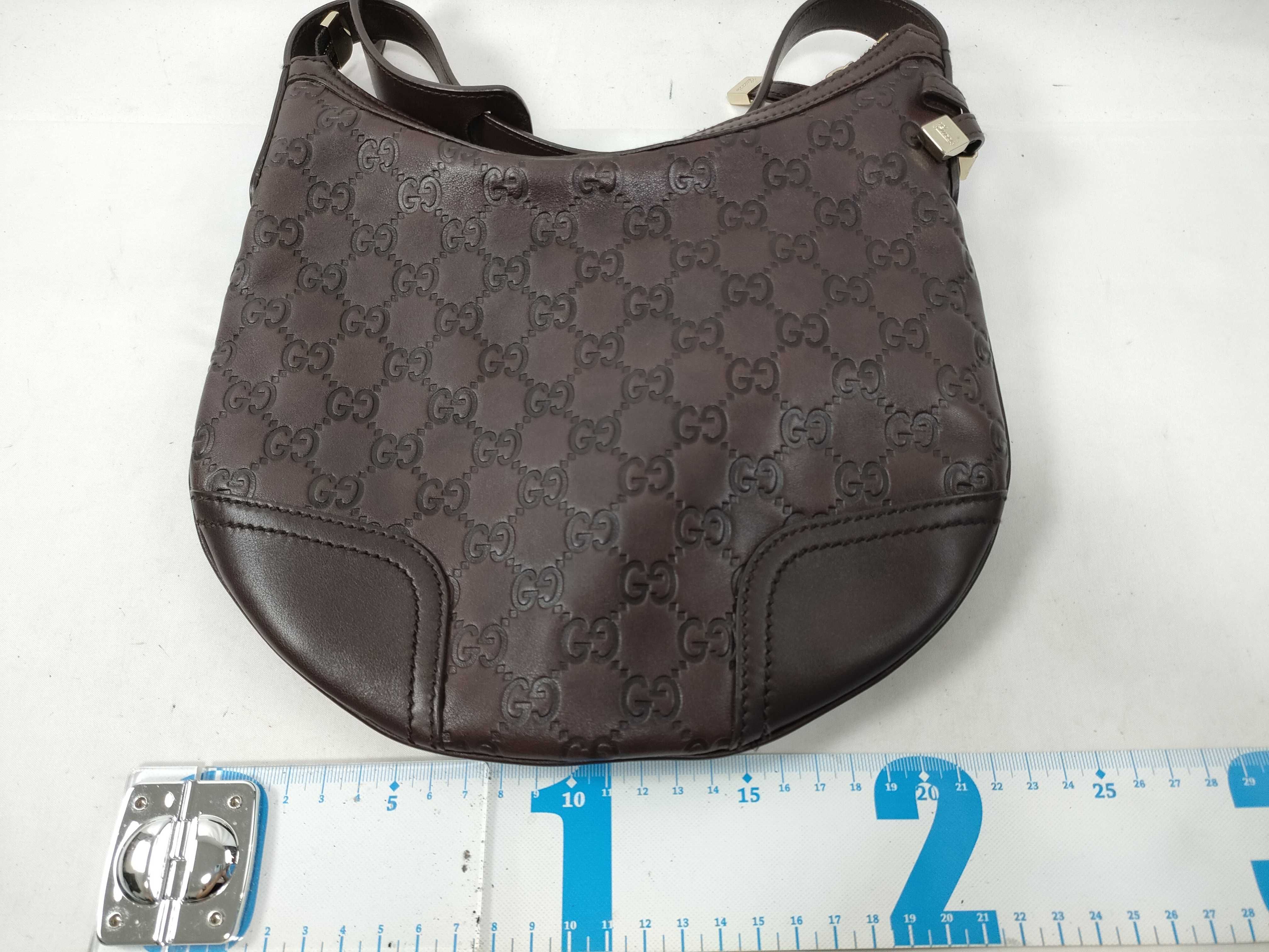 Brown Shima Leather Semi-Shoulder Bag (Shoulder Bag) — view 2