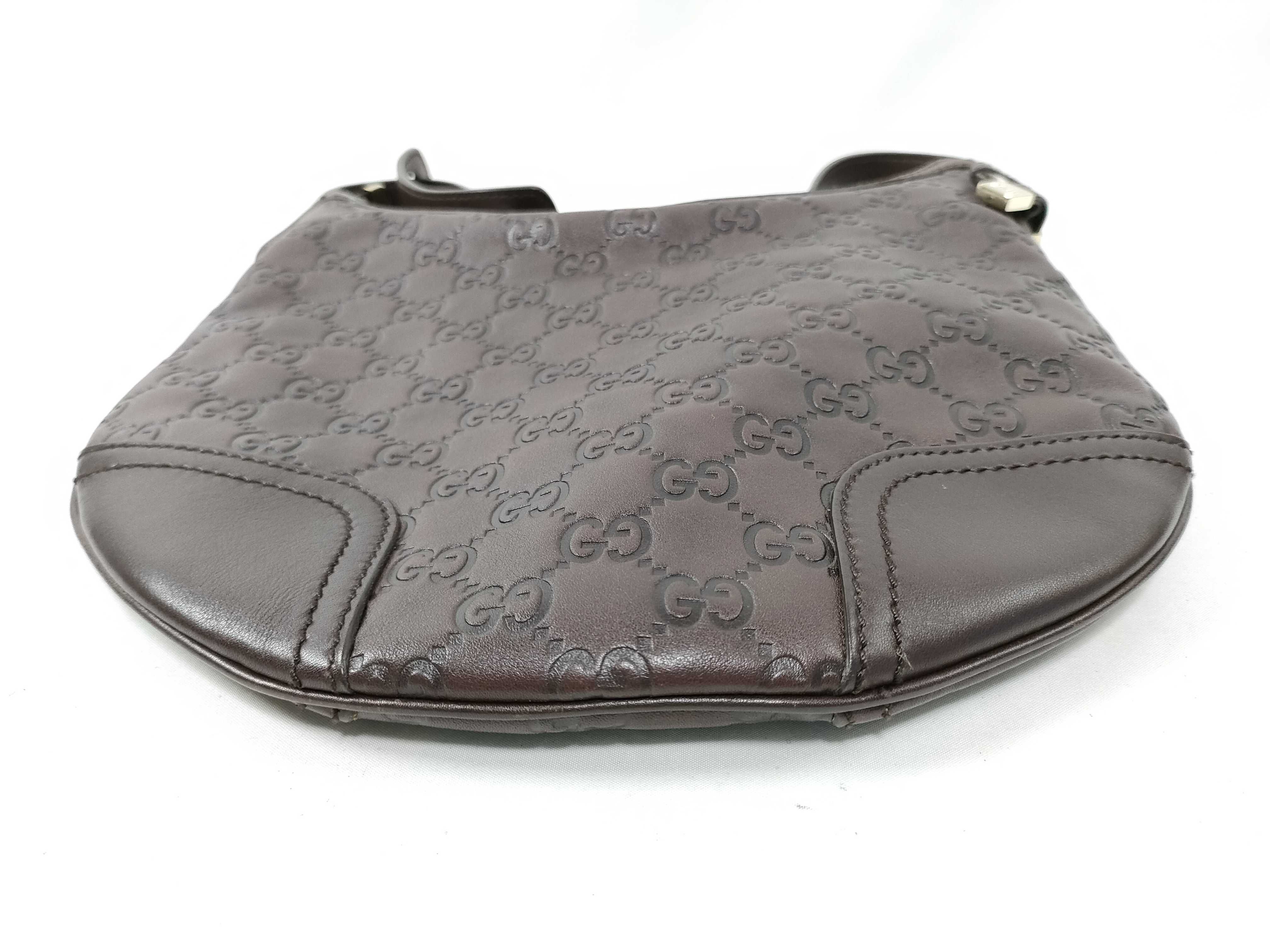 Brown Shima Leather Semi-Shoulder Bag (Shoulder Bag) — view 3
