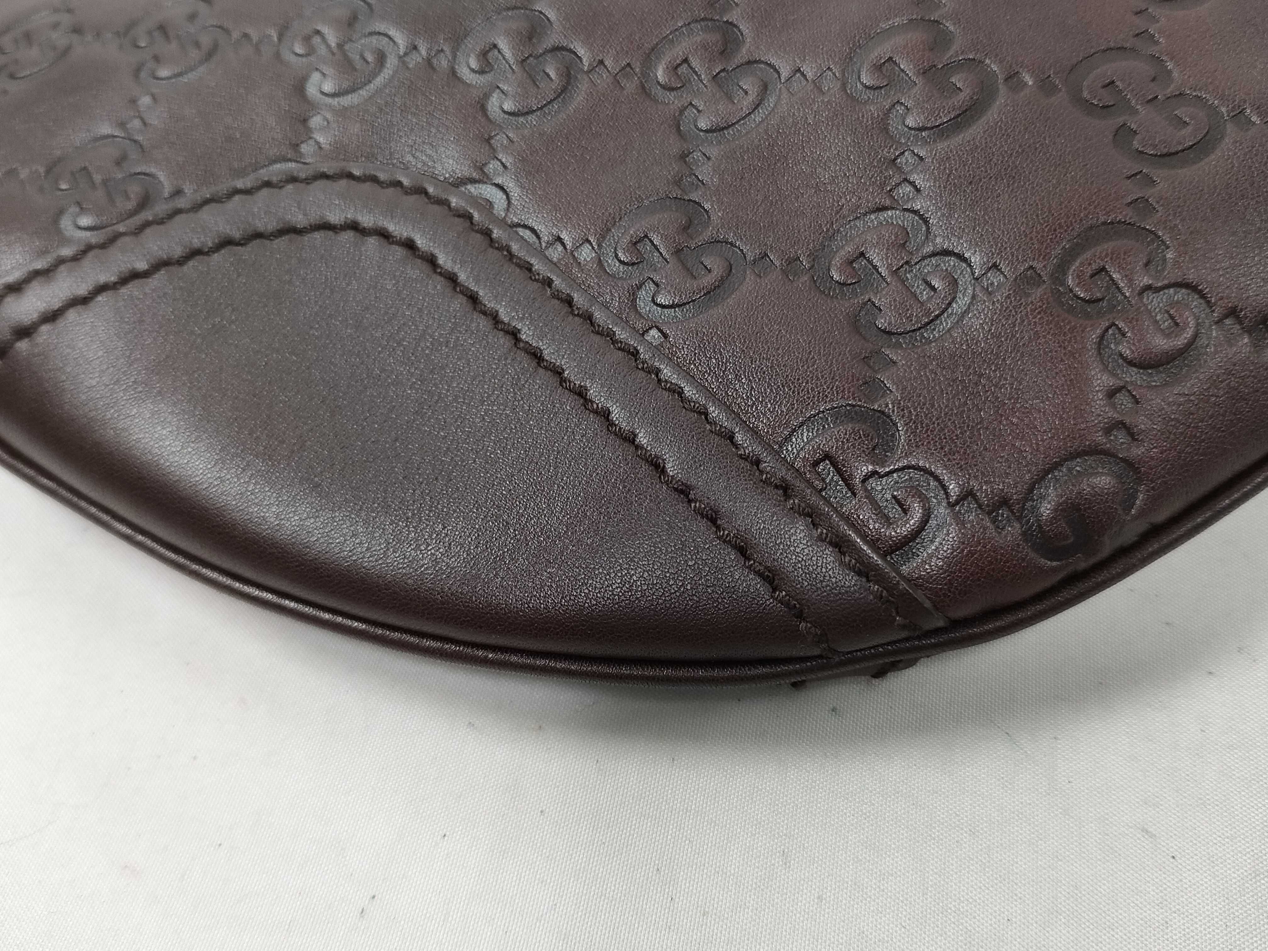 Brown Shima Leather Semi-Shoulder Bag (Shoulder Bag) — view 4