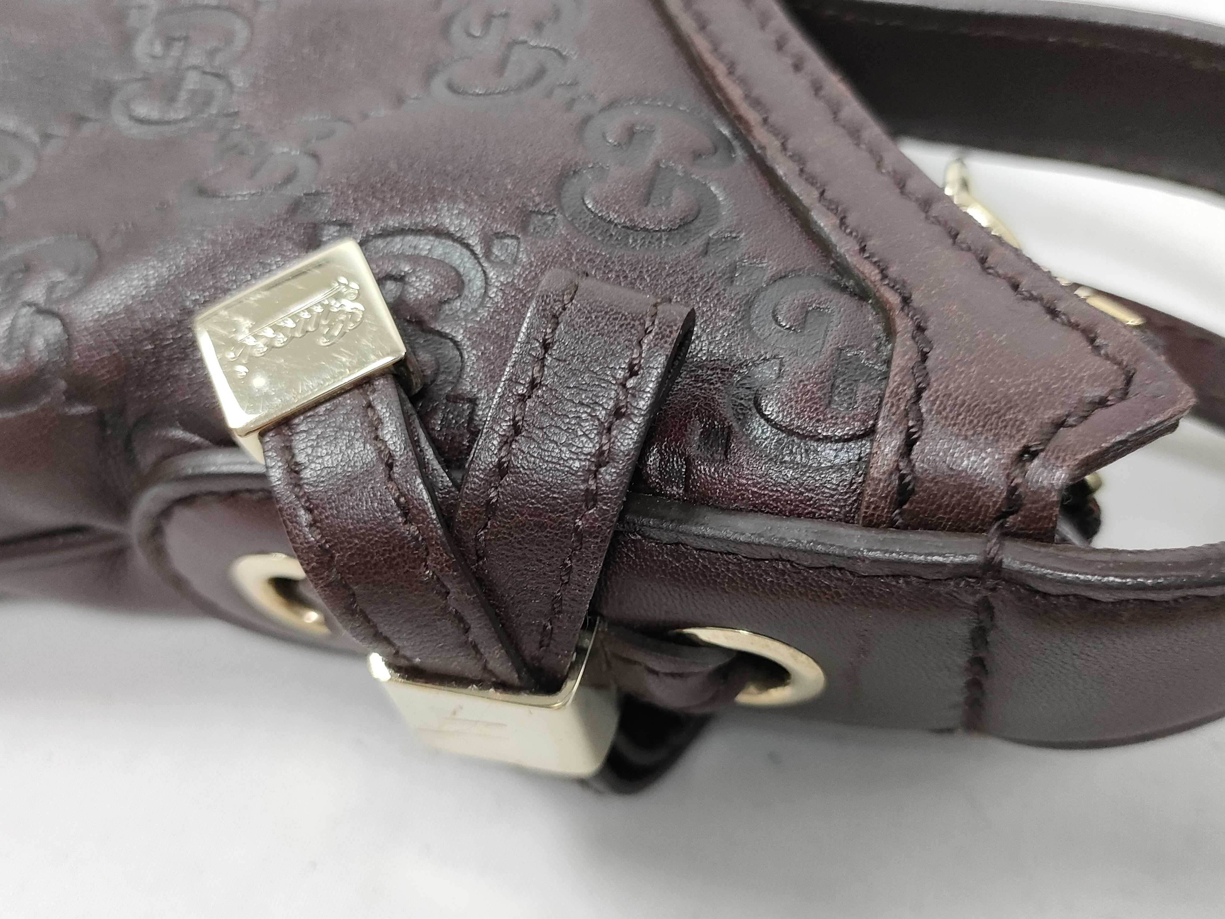 Brown Shima Leather Semi-Shoulder Bag (Shoulder Bag) — view 5