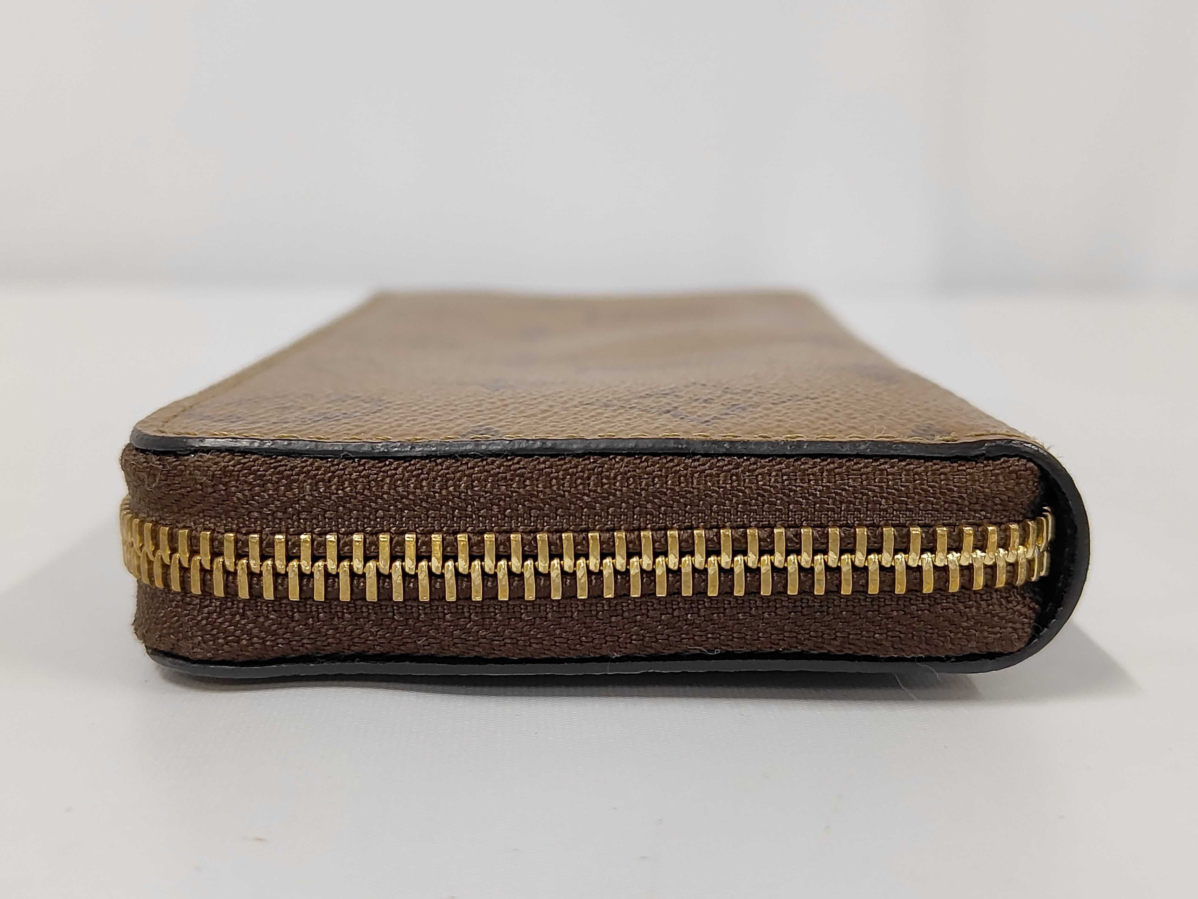 Monogram Reverse Portefeuille Clemence Zippy IC Tag Gold Hardware Wallet — view 5