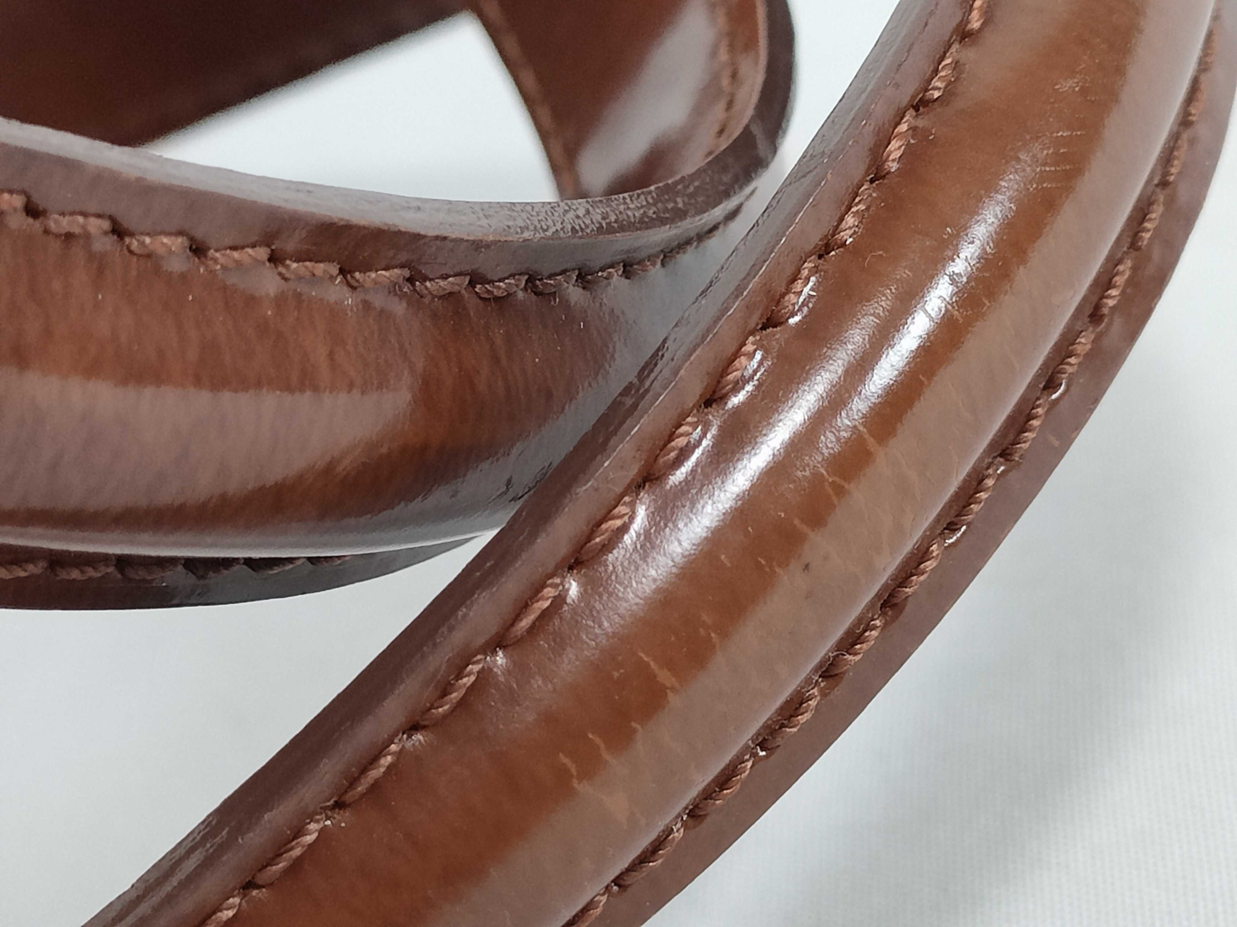 Panthère Leather Handbag, Brown — view 4
