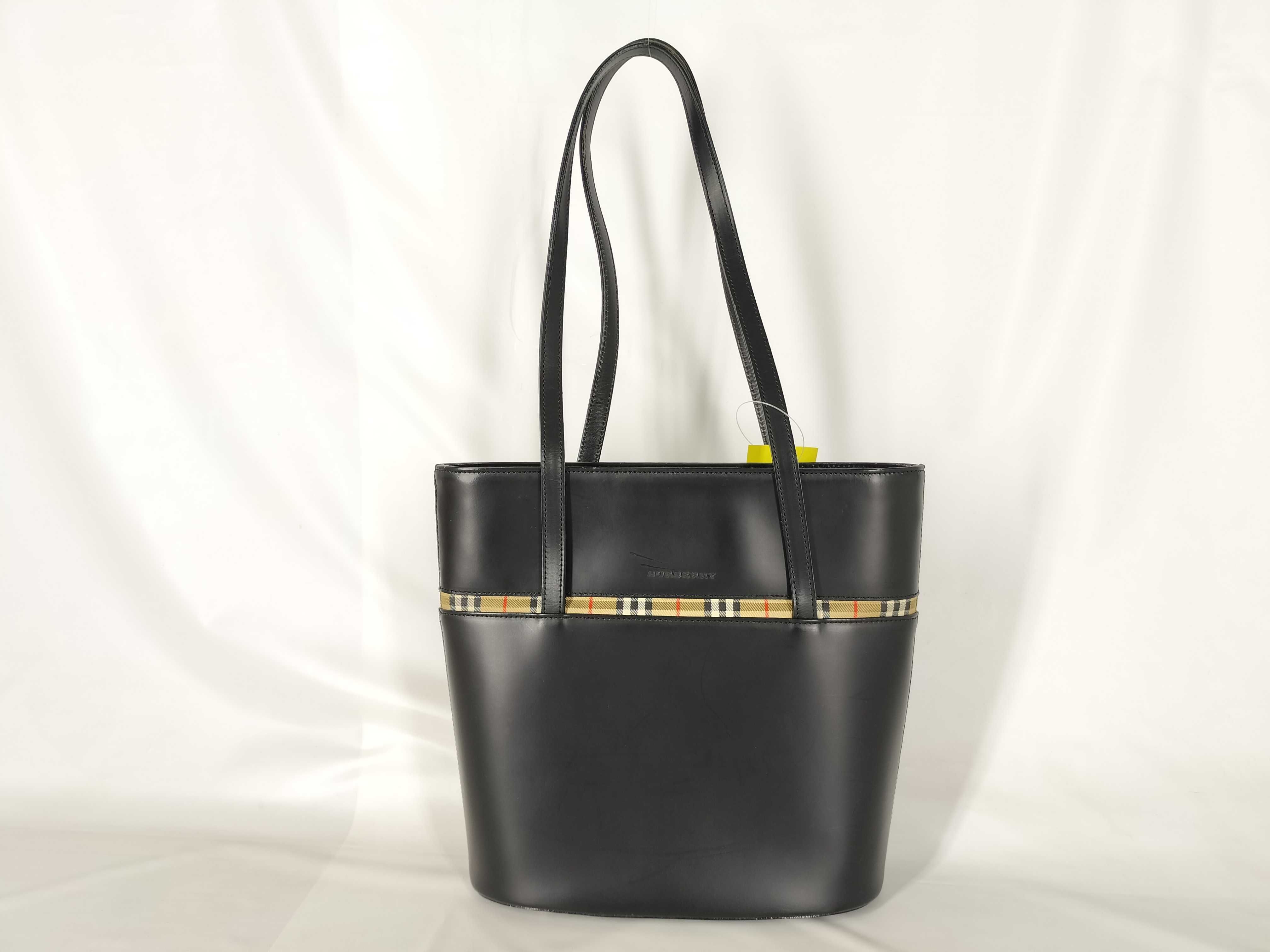 Nova Check Leather Handbag