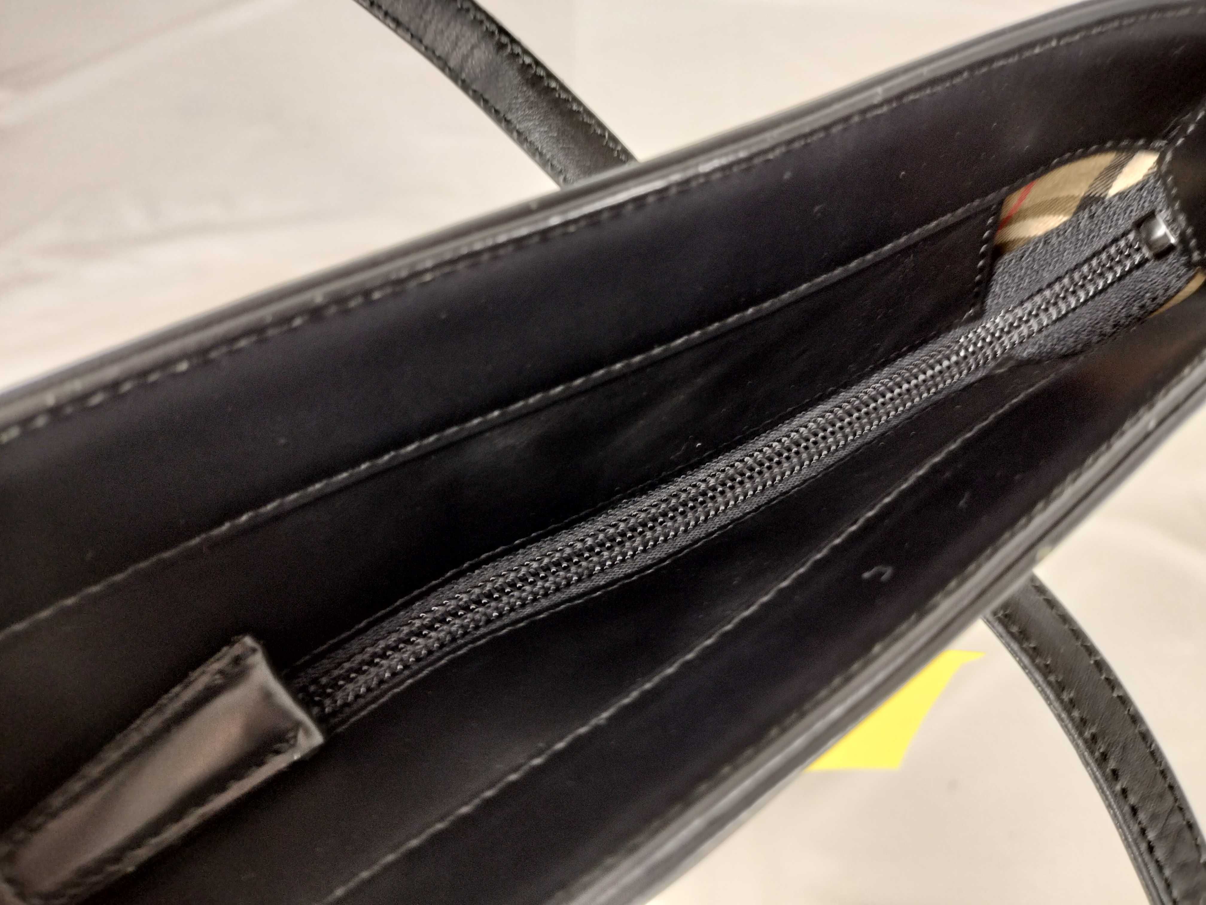 Nova Check Leather Handbag — view 9