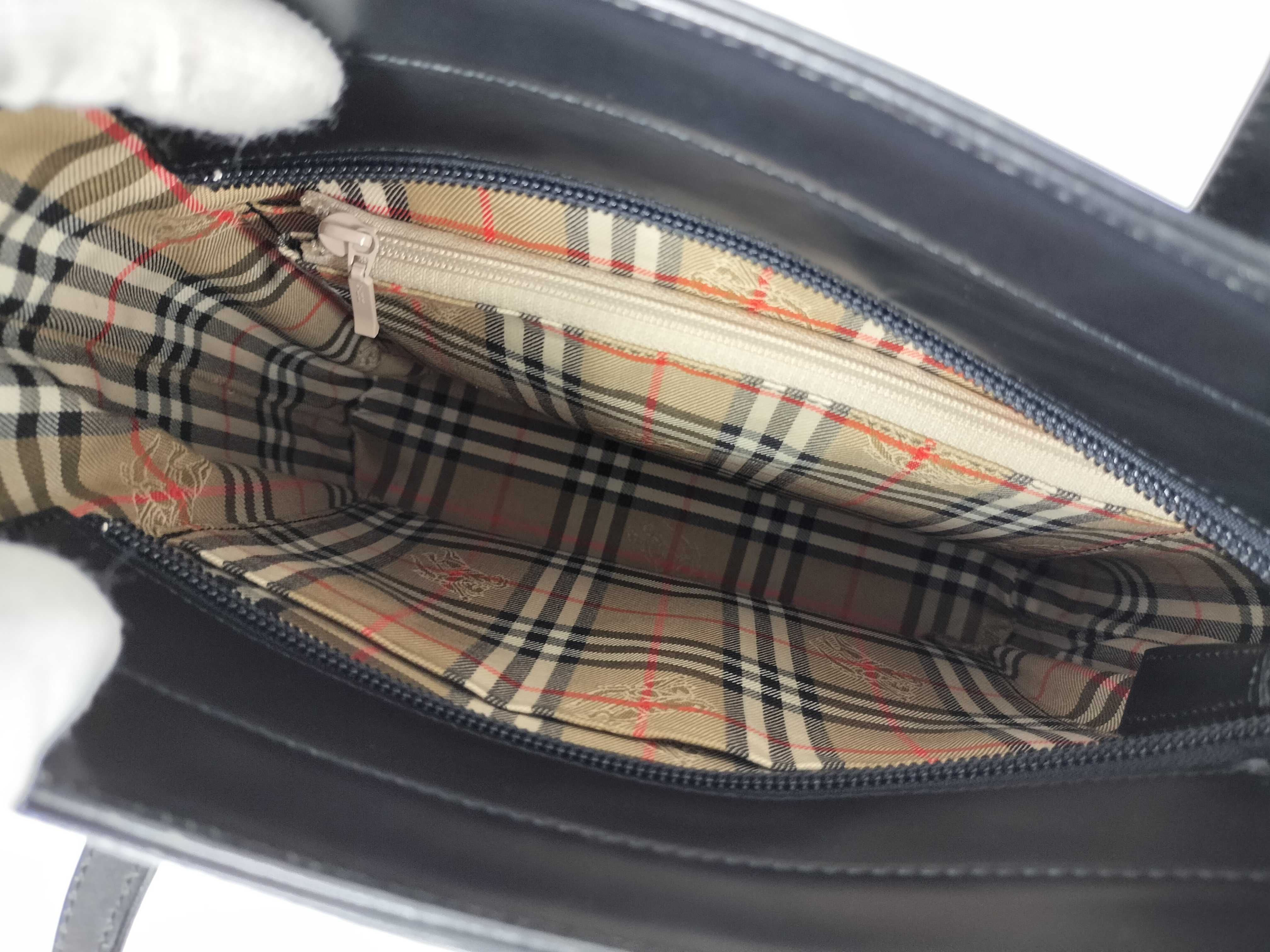 Nova Check Leather Handbag — view 10