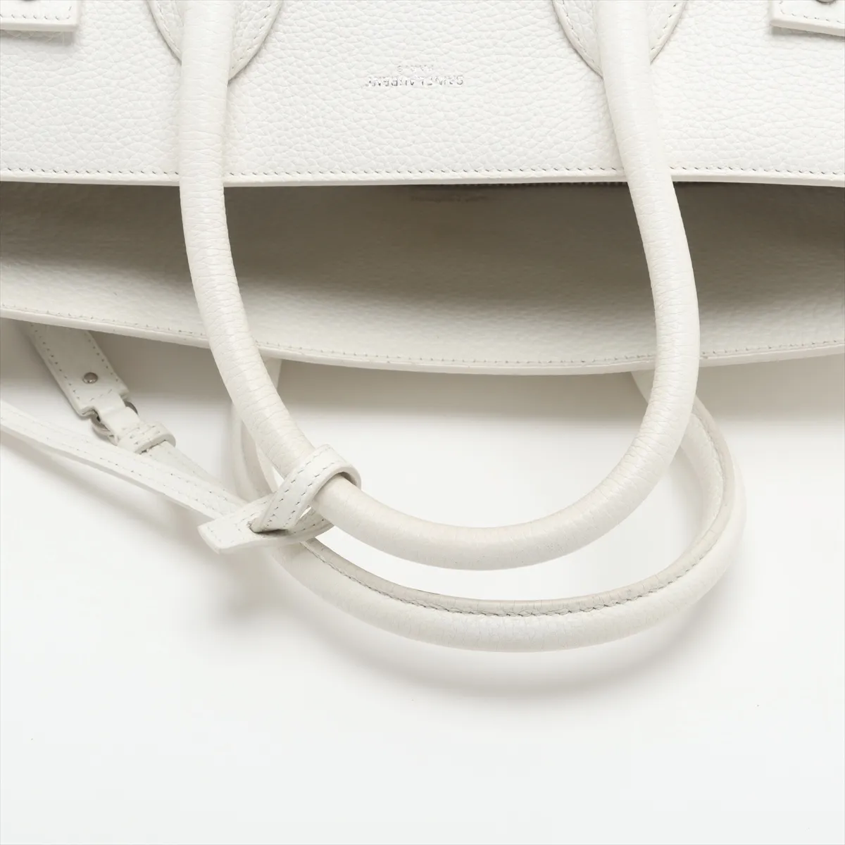 Sac de Jour Souple Leather Handbag White 464960 — view 5