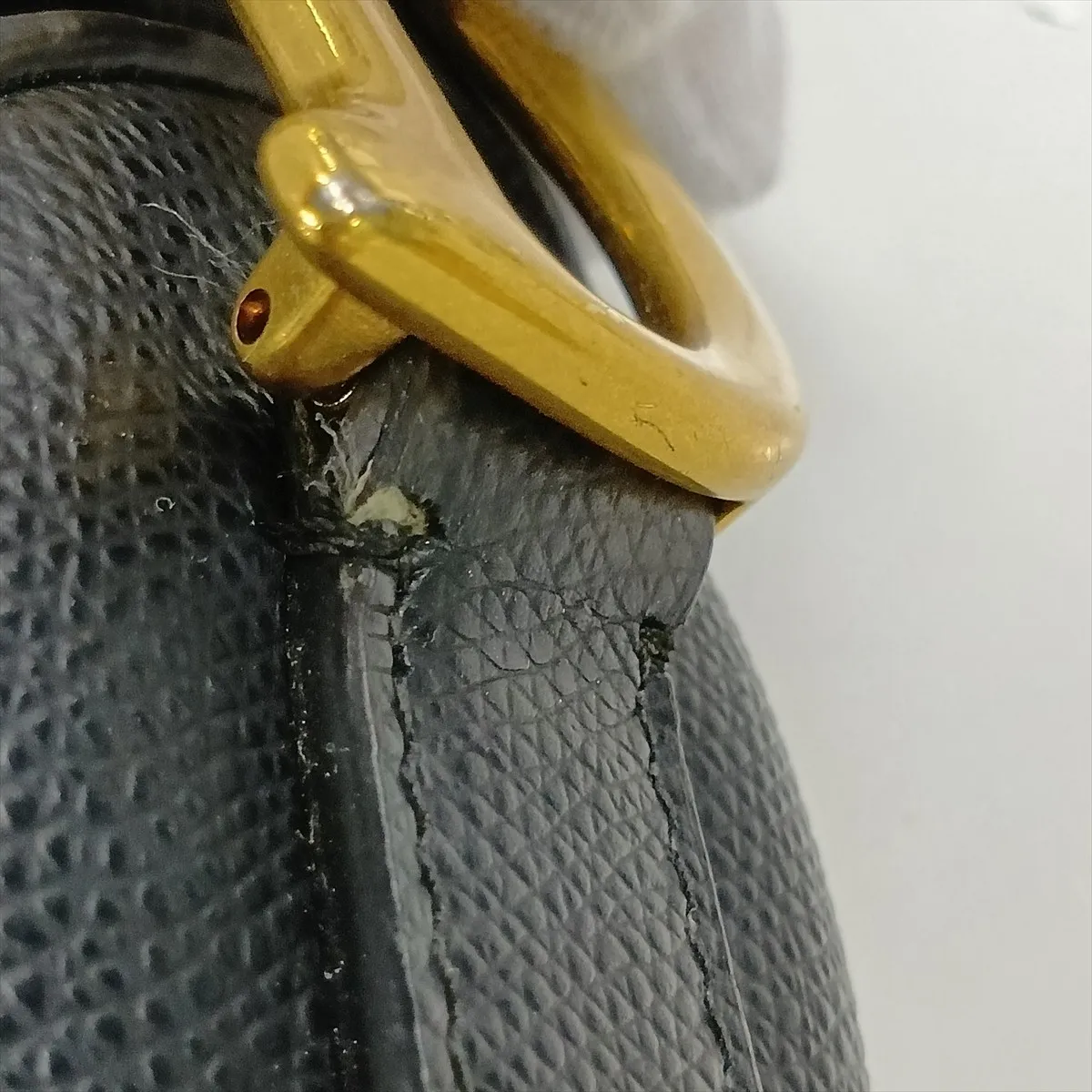 Saddle Bag Leather Shoulder Bag Black — view 12