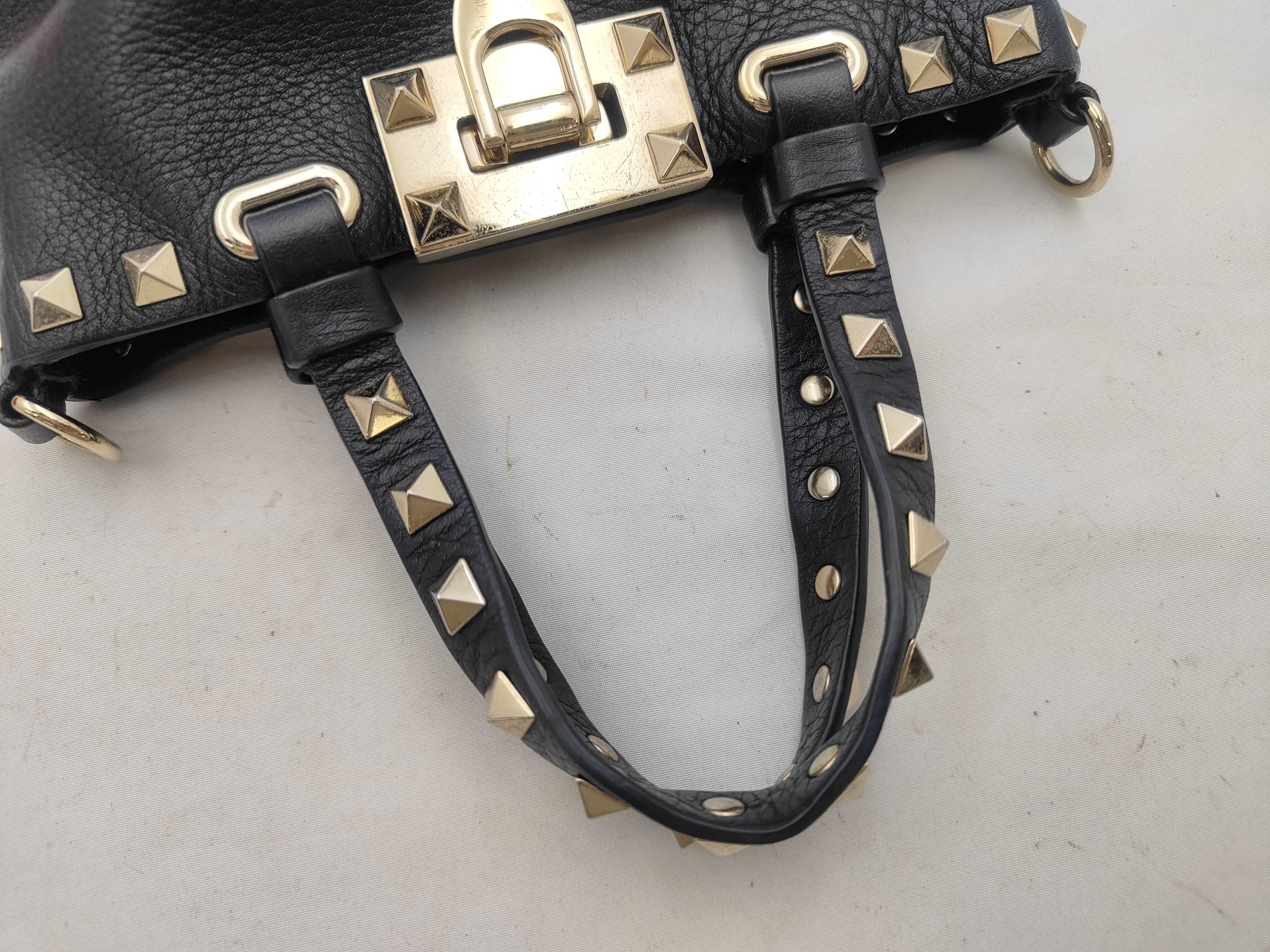 Rockstud Leather Handbag — view 3
