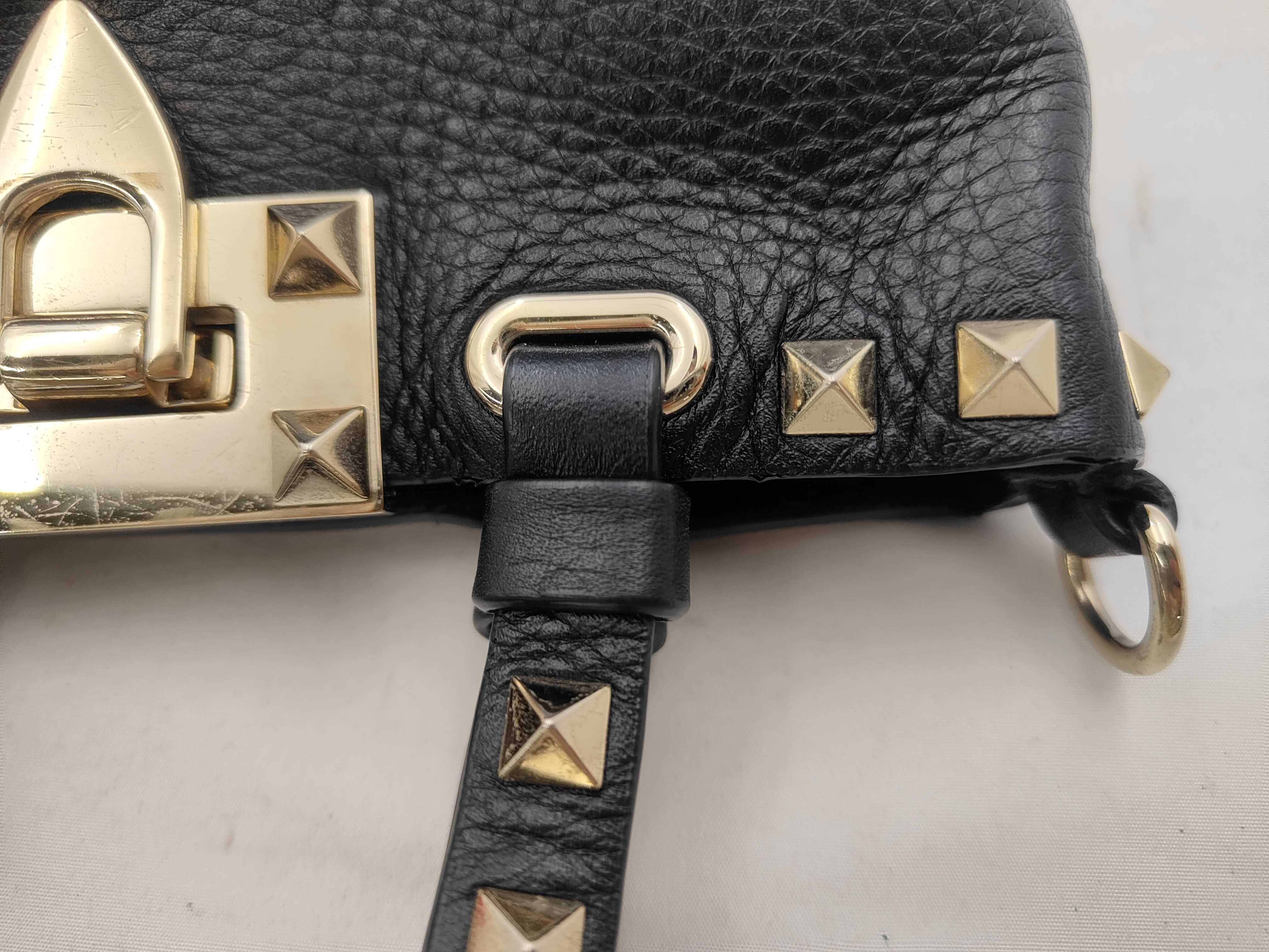 Rockstud Leather Handbag — view 5