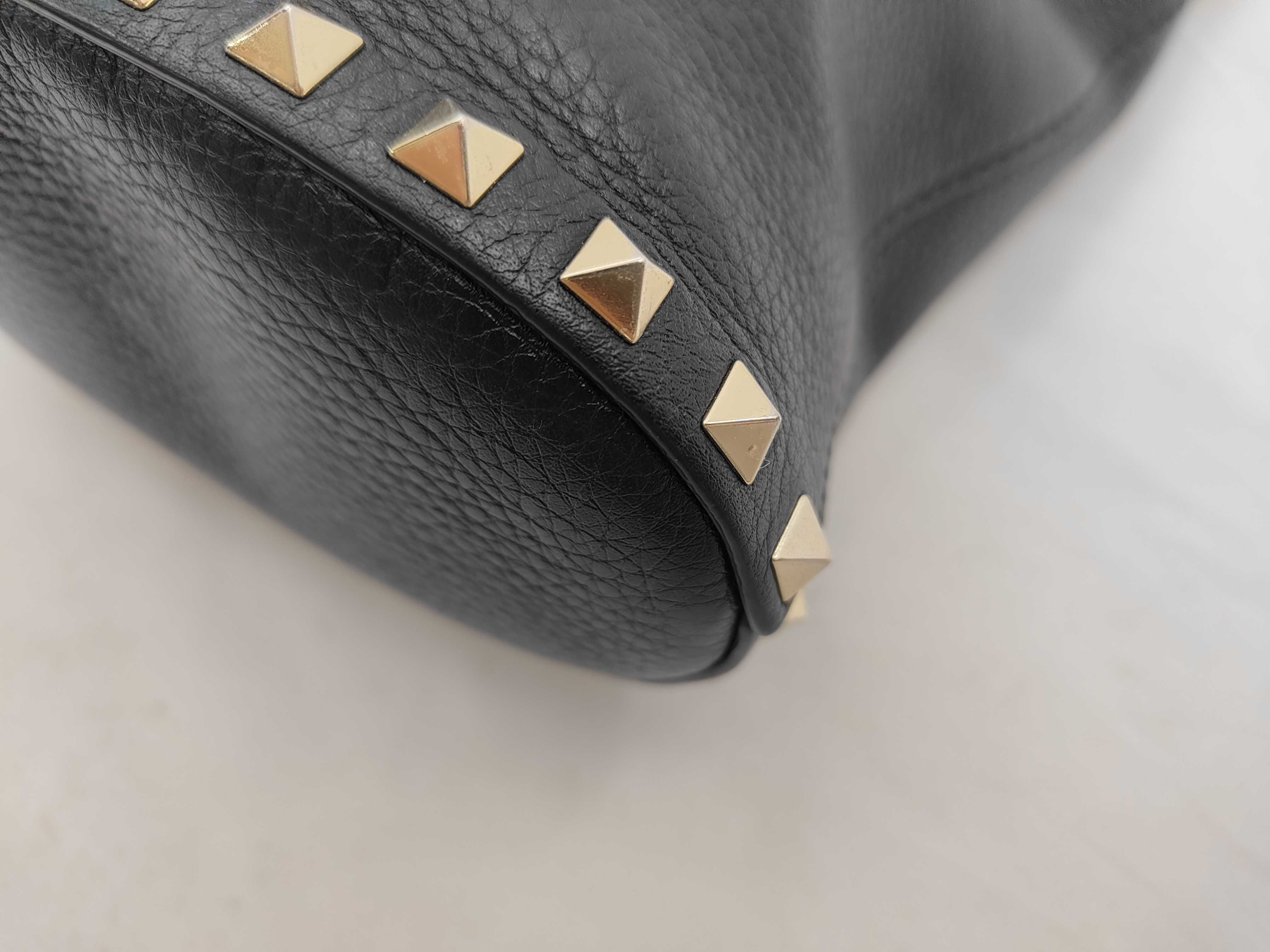 Rockstud Leather Handbag — view 6