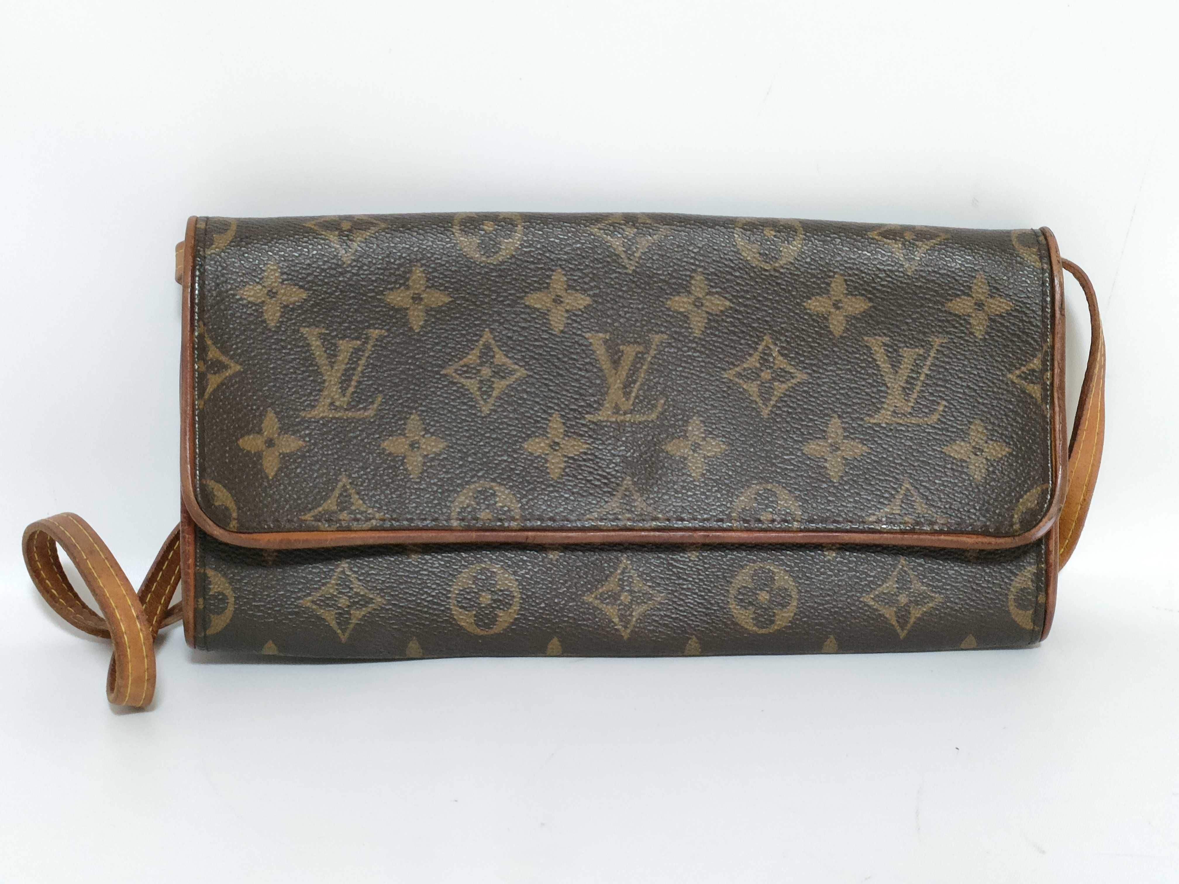 Monogram Pochette Twin GM M51852 Brown Shoulder Bag