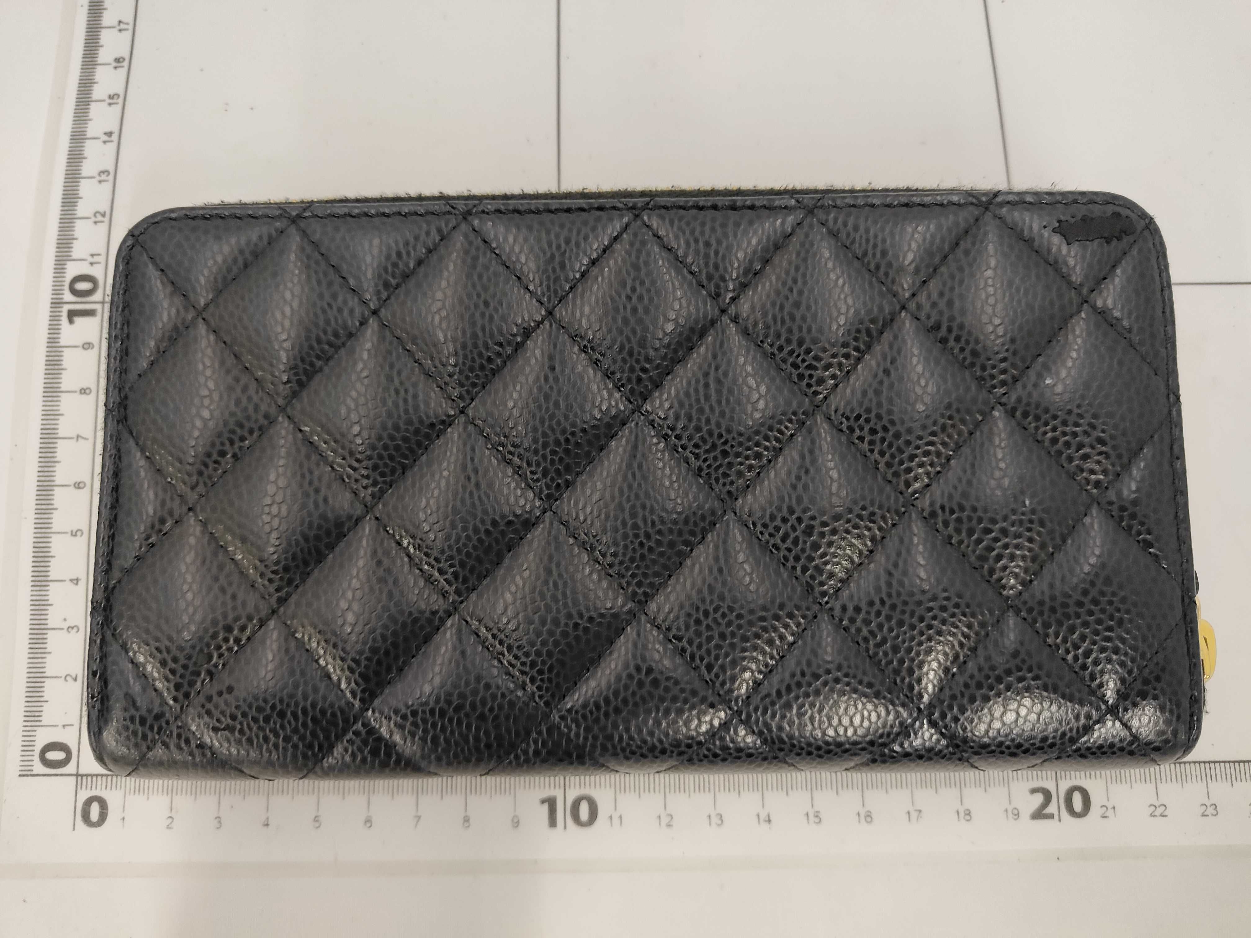 Caviar Leather Long Wallet — view 2