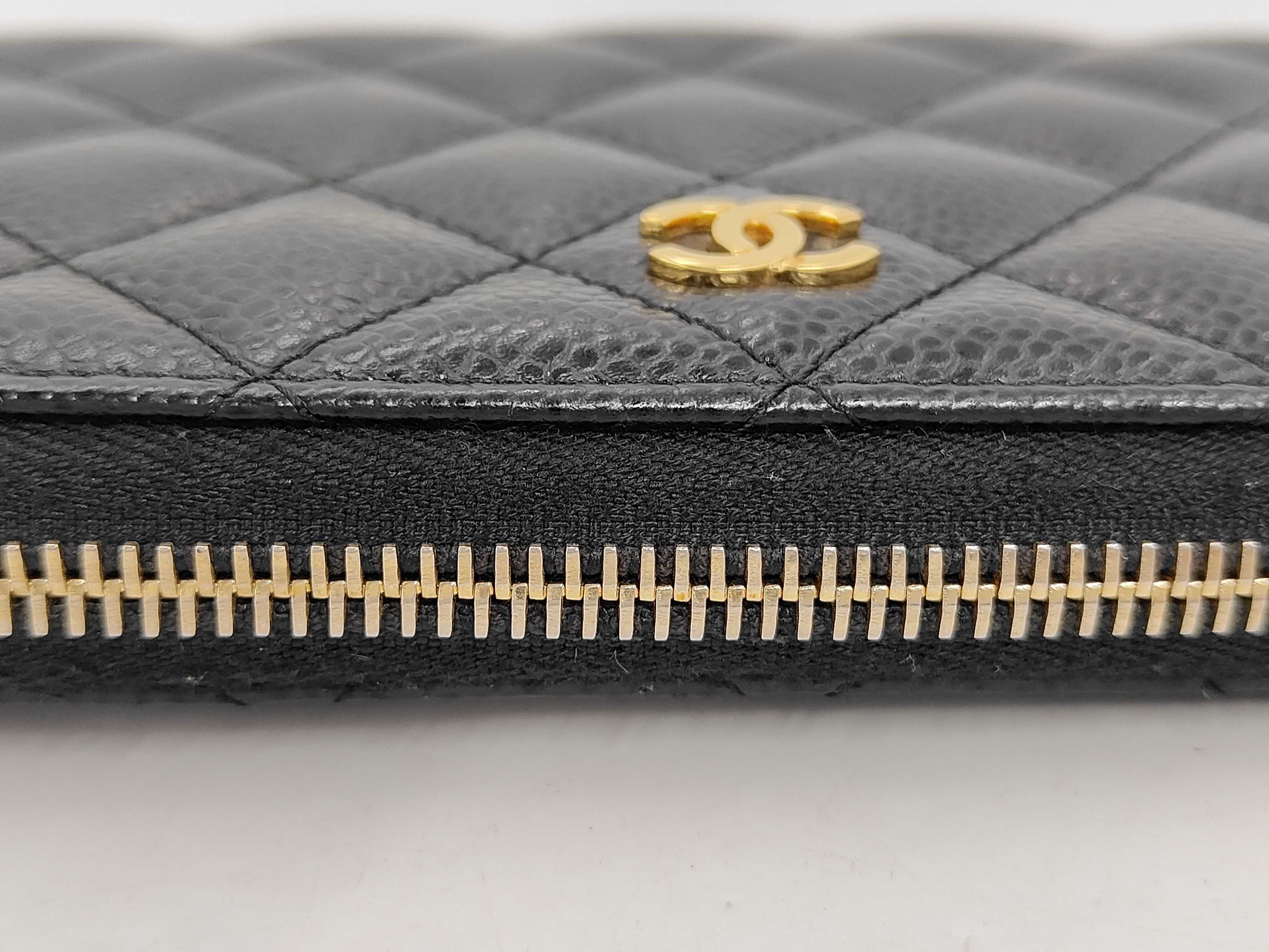 Caviar Leather Long Wallet — view 4