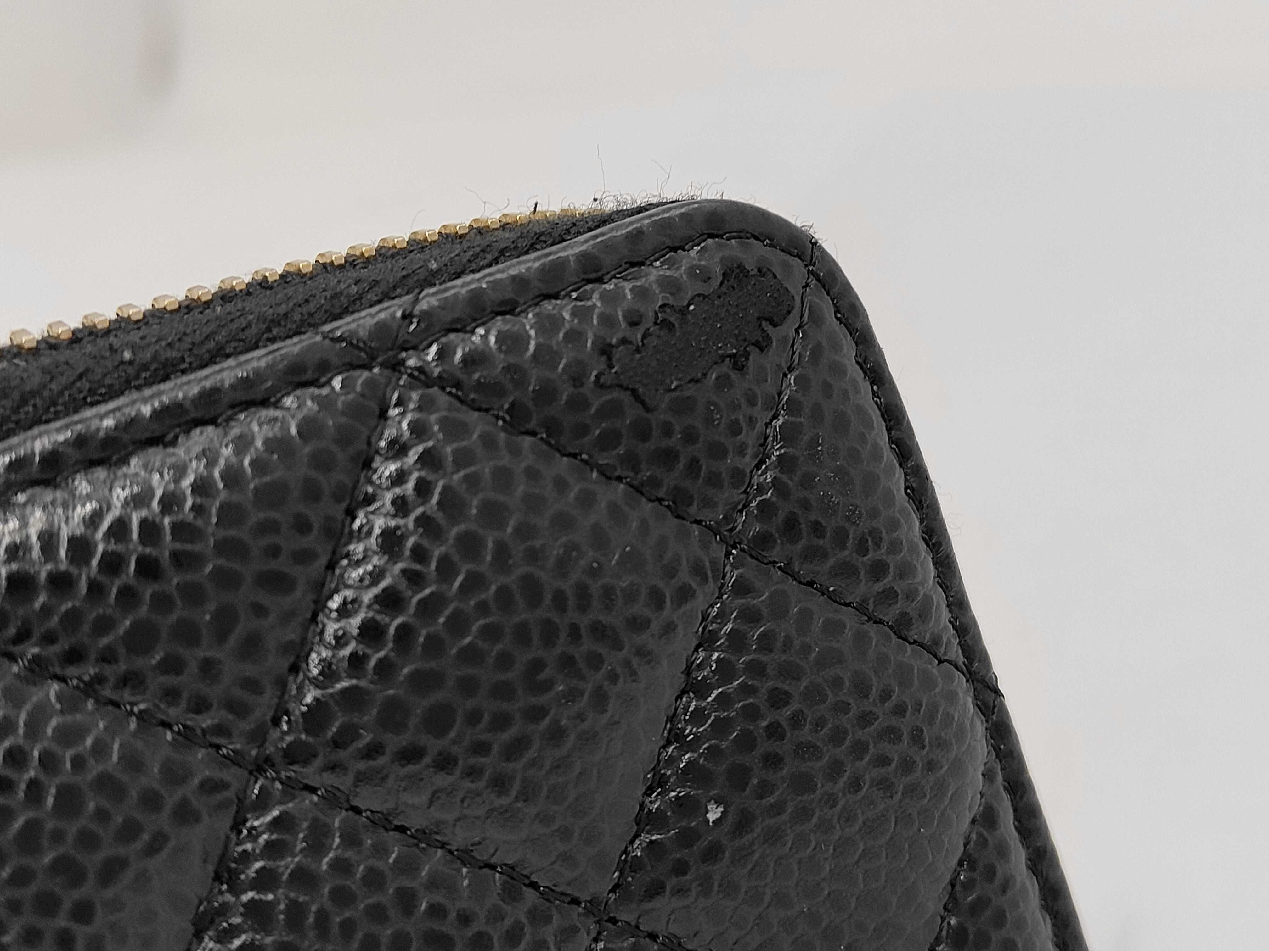 Caviar Leather Long Wallet — view 5
