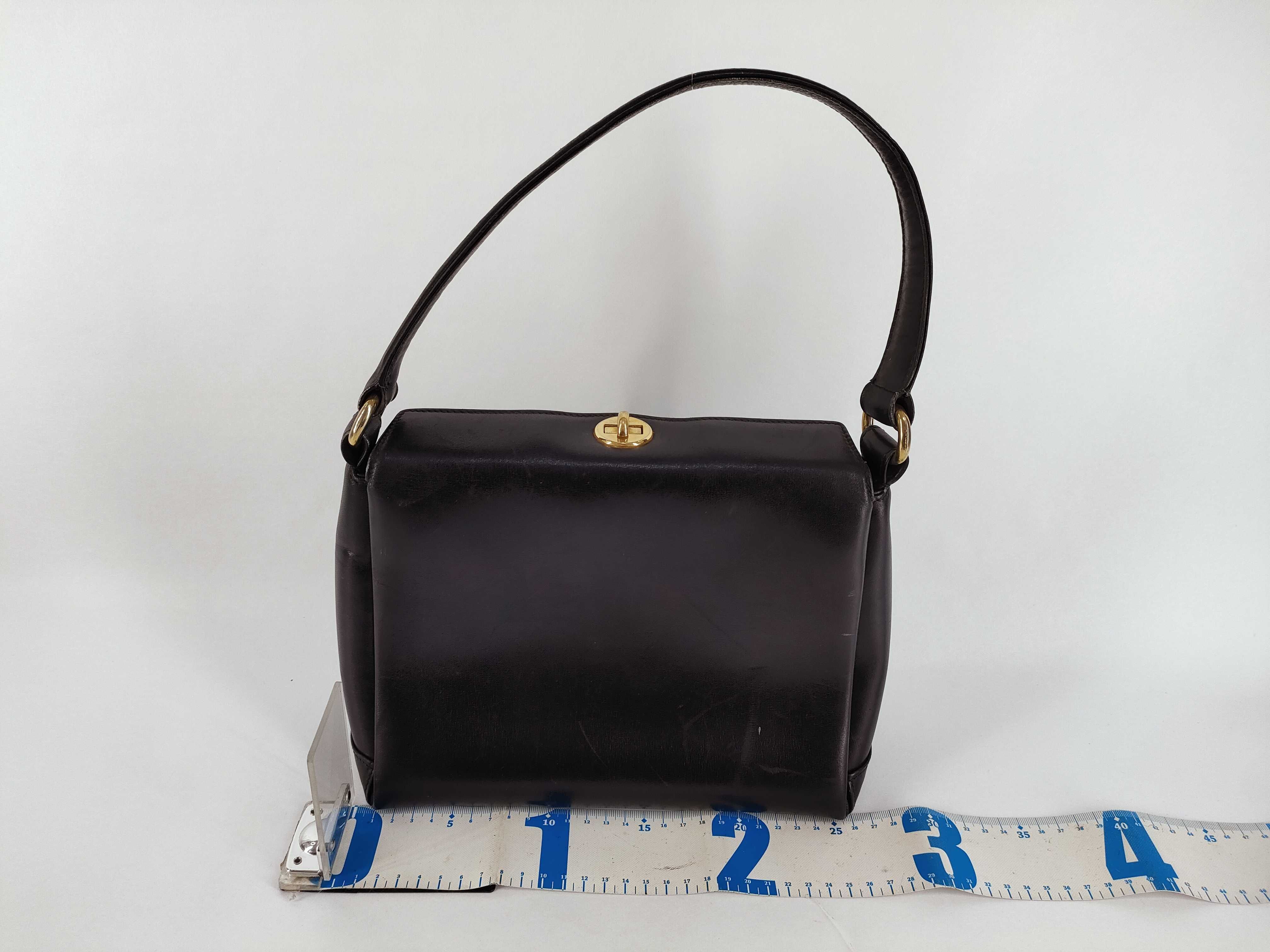 Turnlock Leather Handbag — view 2
