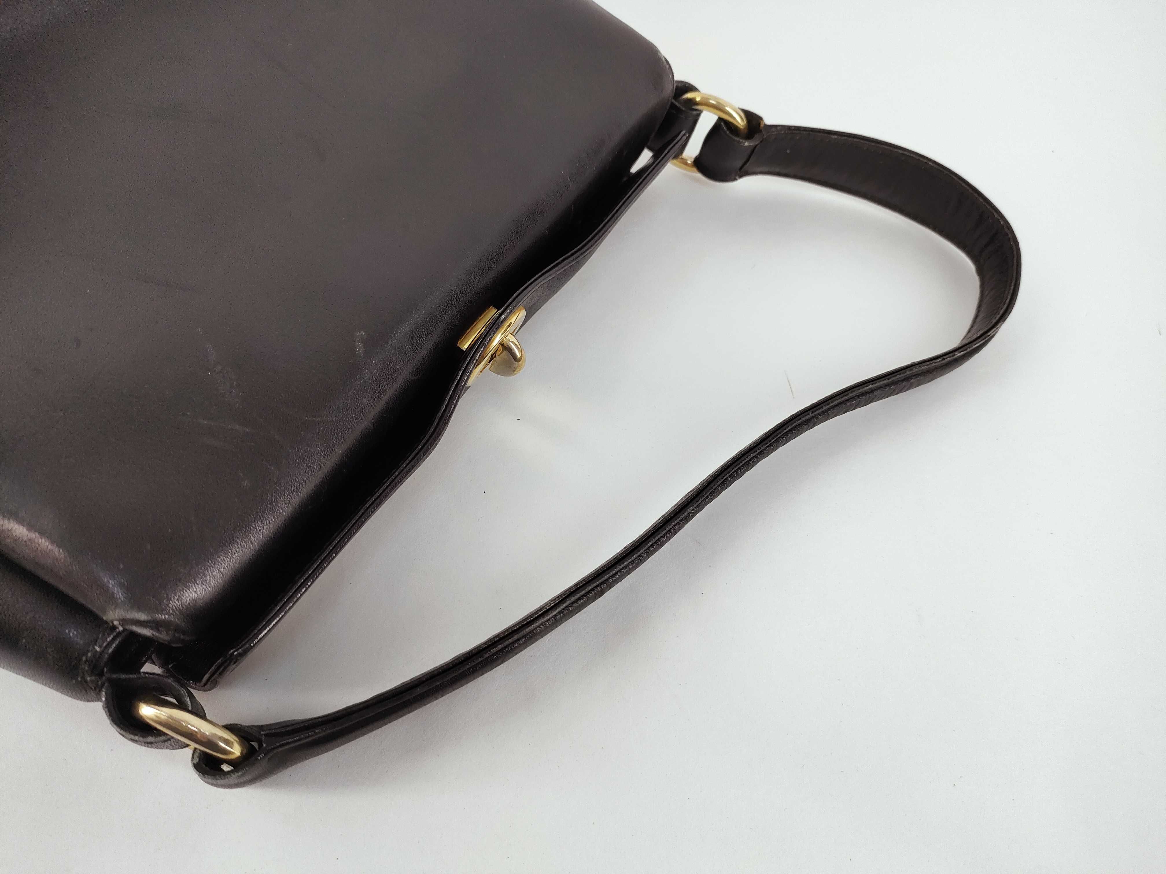 Turnlock Leather Handbag — view 3